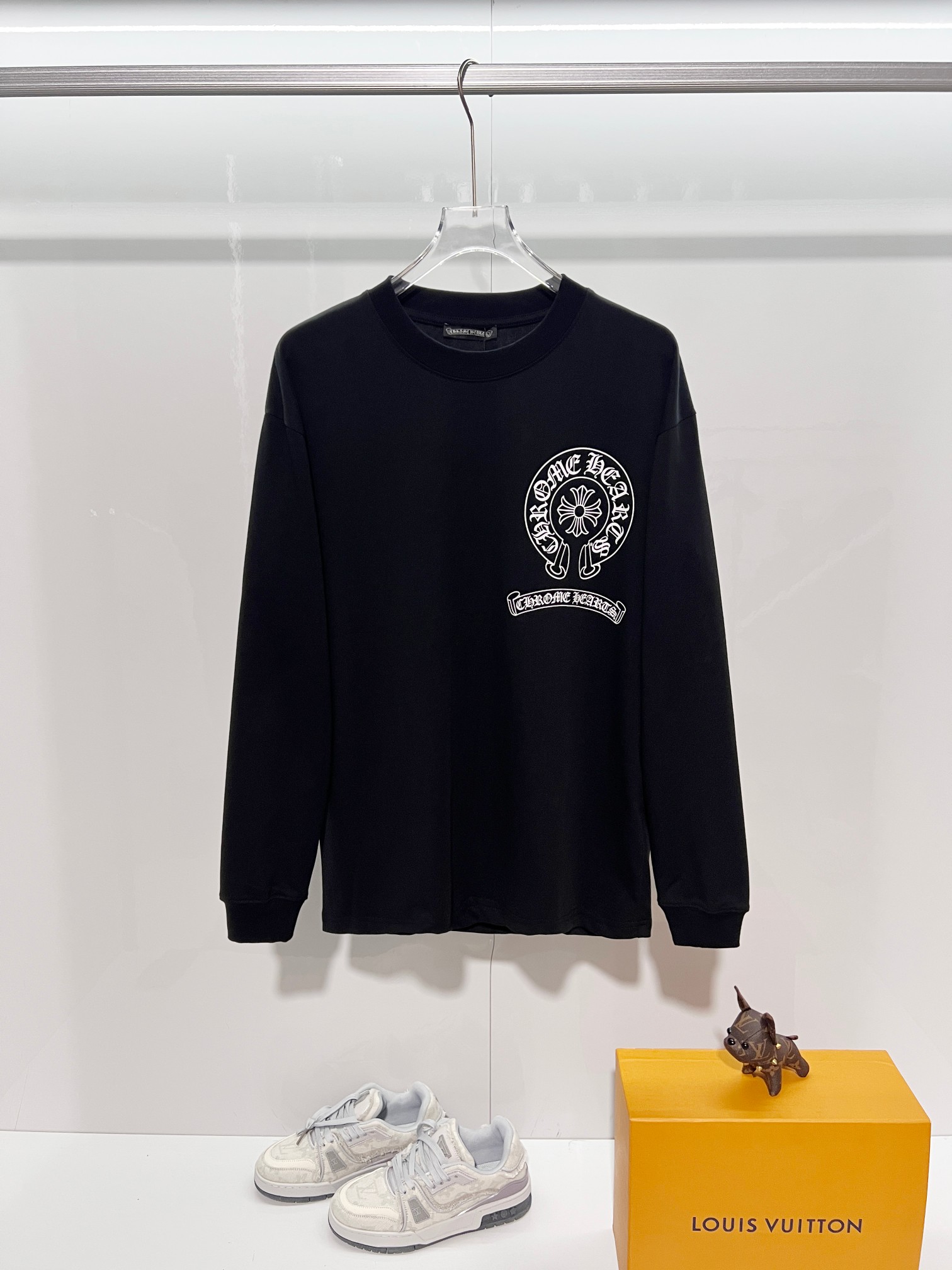 Cheap Chrome Hearts Long-Sleeved T-shirts in 215589, $30 USD- [IB215589] - Replica Chrome Hearts Long-Sleeved T-shirts