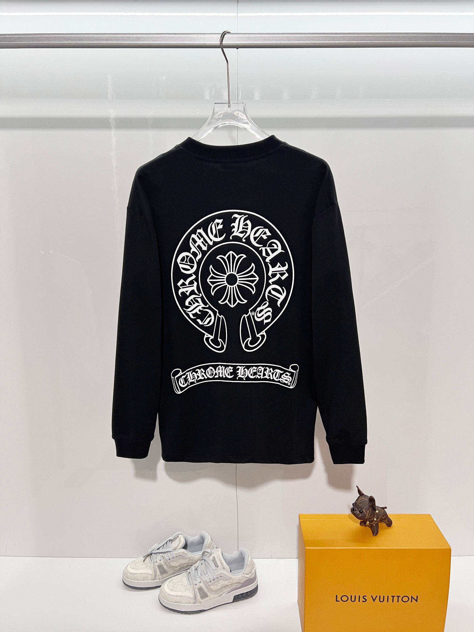 Cheap Chrome Hearts Long-Sleeved T-shirts in 215589, $30 USD- [IB215589] - Replica Chrome Hearts Long-Sleeved T-shirts