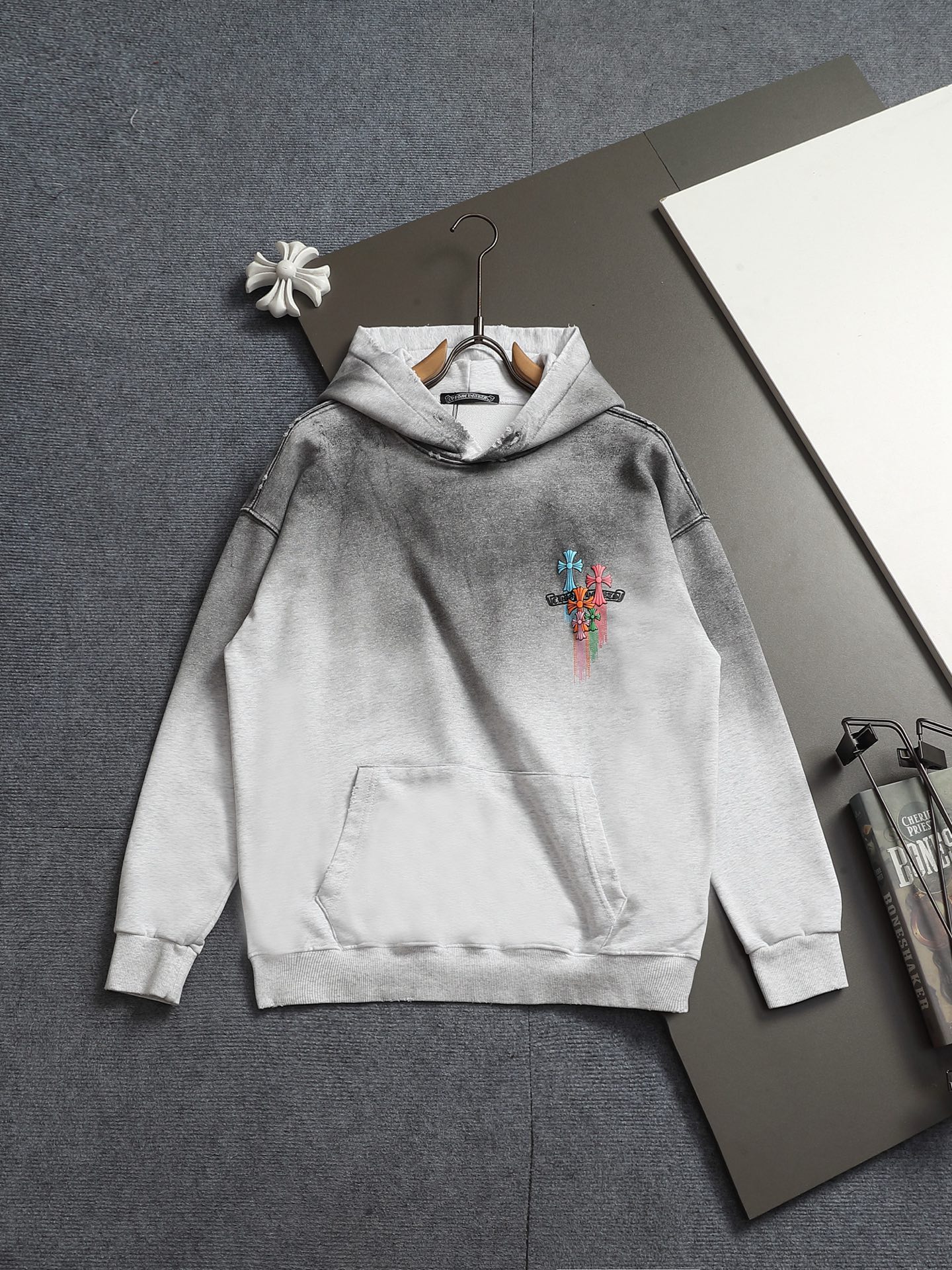 Cheap Chrome hearts Hoody in 215594, $60 USD- [IB215594] - Replica Chrome hearts Hoody