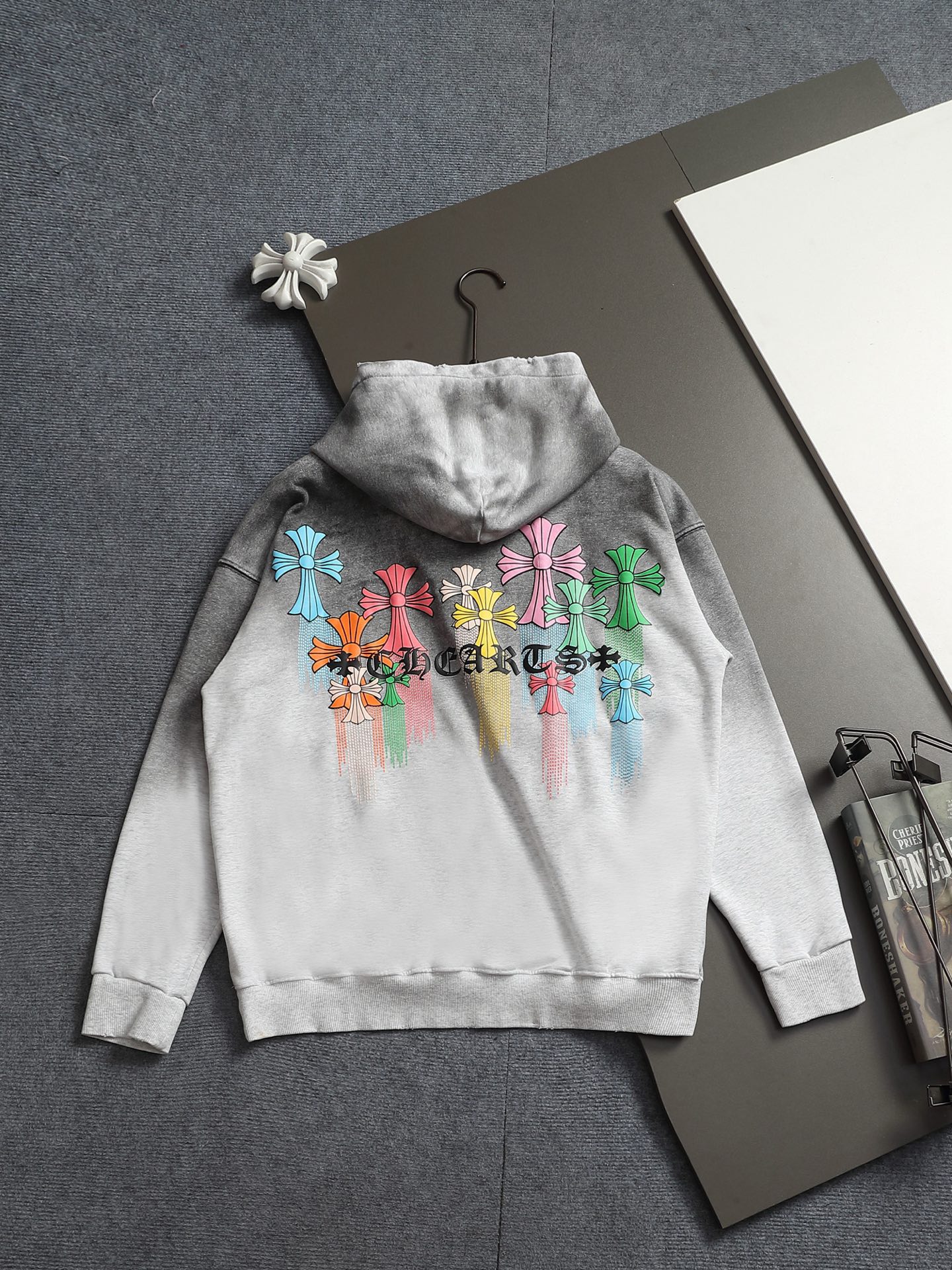 Cheap Chrome hearts Hoody in 215594, $60 USD- [IB215594] - Replica Chrome hearts Hoody