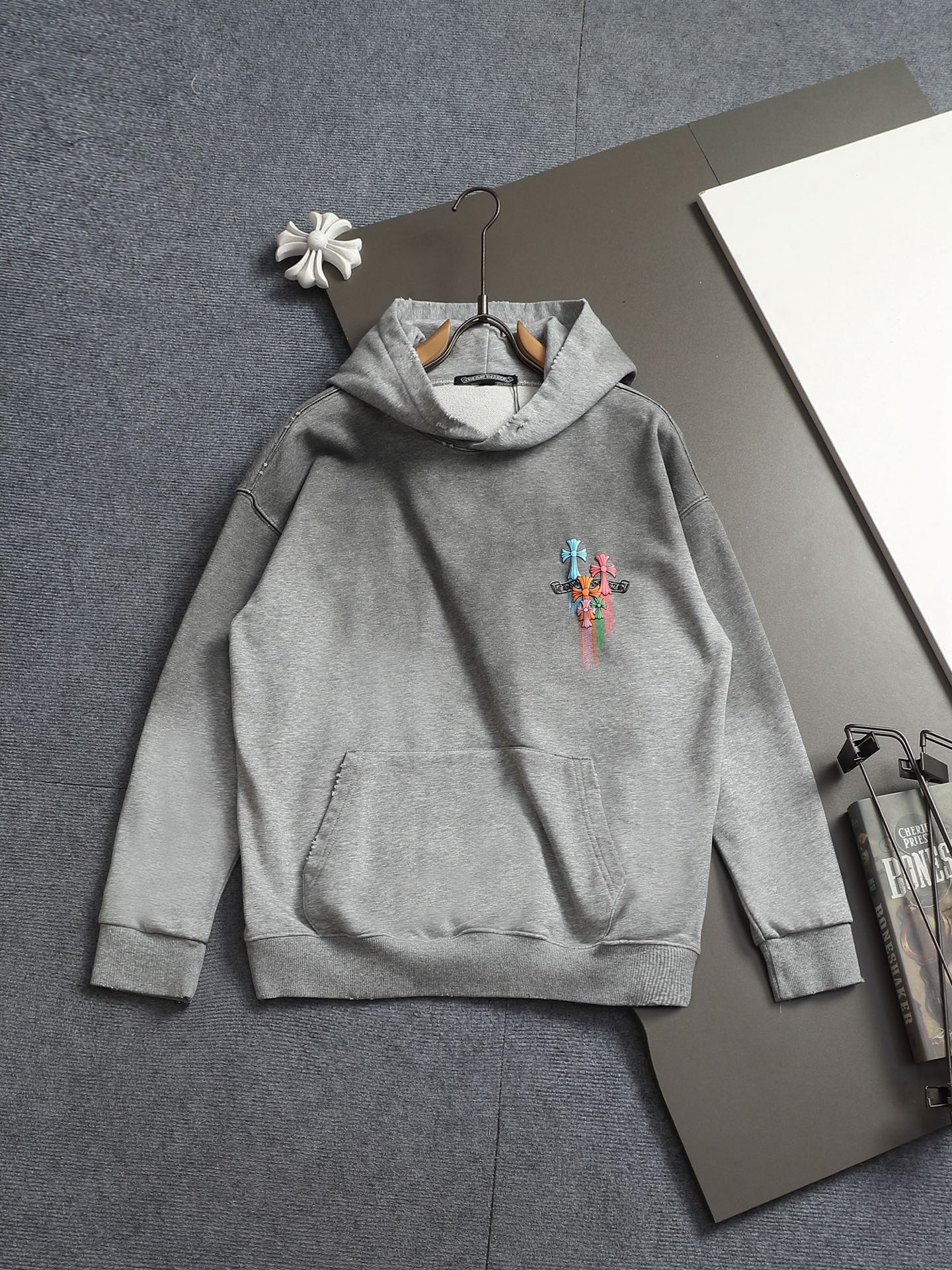 Cheap Chrome hearts Hoody in 215595, $60 USD- [IB215595] - Replica Chrome hearts Hoody