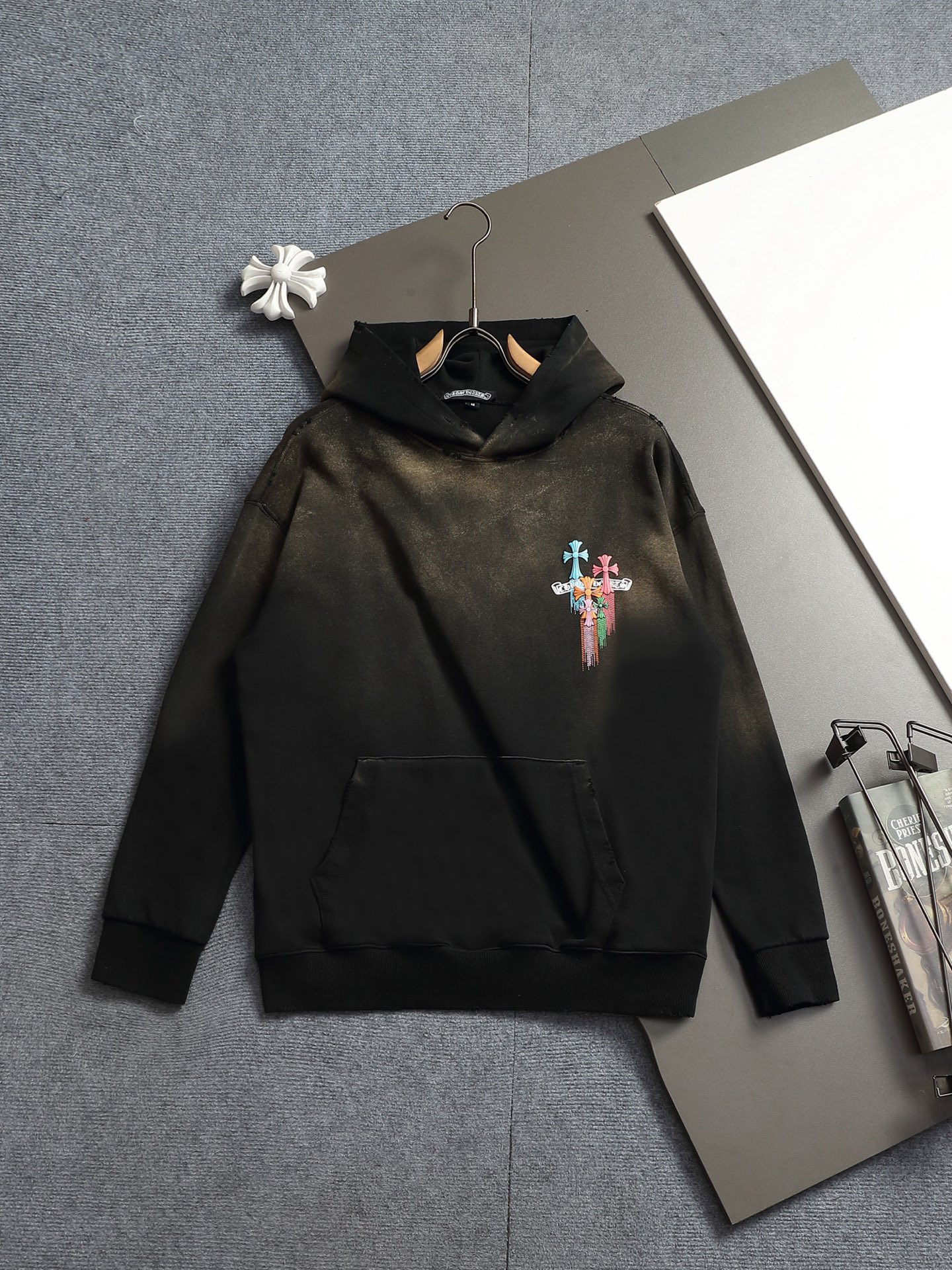 Cheap Chrome hearts Hoody in 215596, $60 USD- [IB215596] - Replica Chrome hearts Hoody