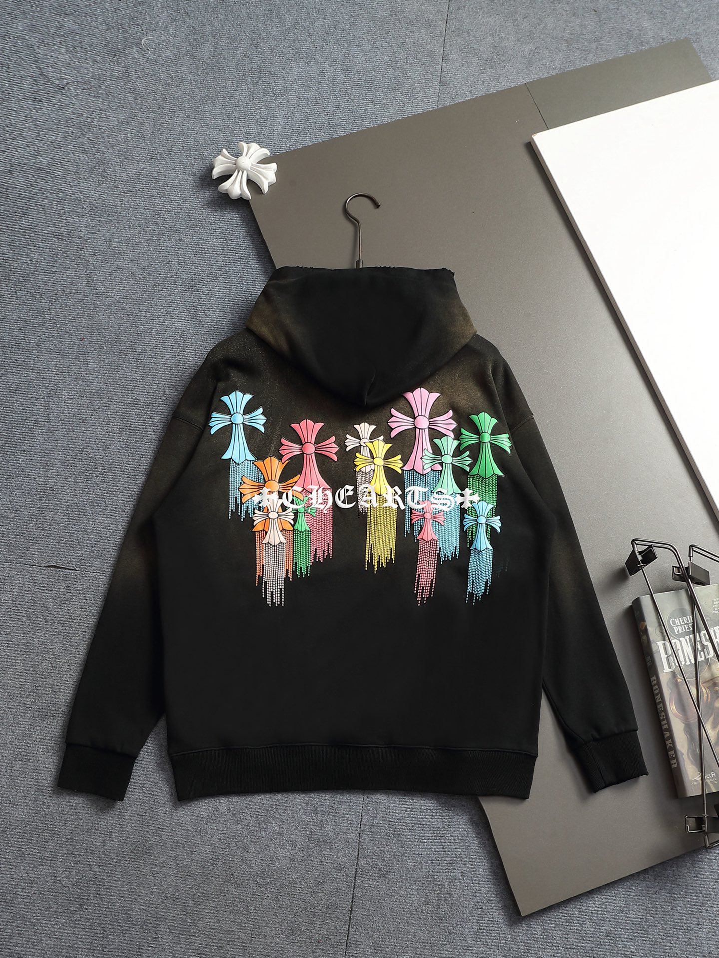 Cheap Chrome hearts Hoody in 215596, $60 USD- [IB215596] - Replica Chrome hearts Hoody