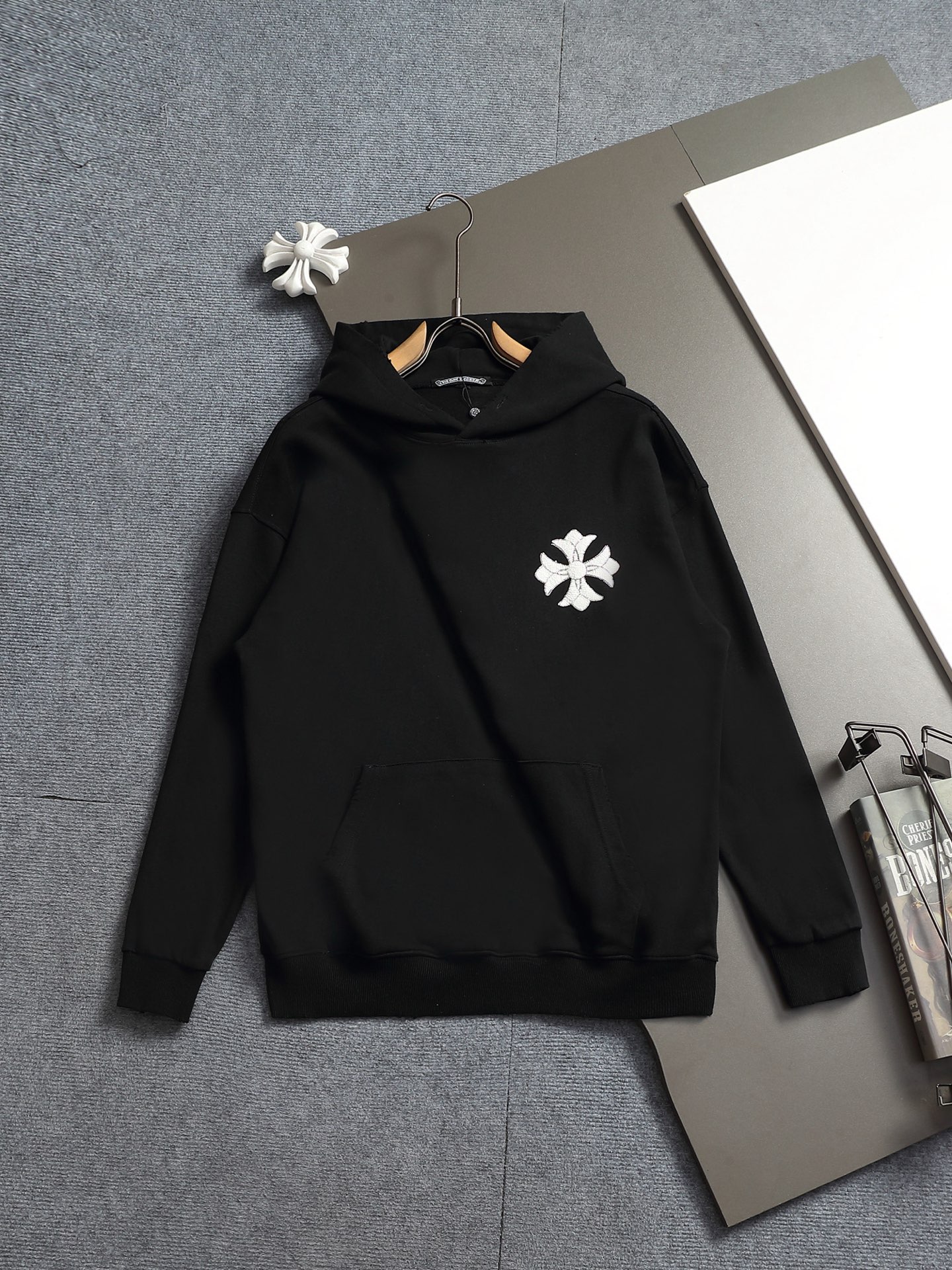 Cheap Chrome hearts Hoody in 215597, $60 USD- [IB215597] - Replica Chrome hearts Hoody