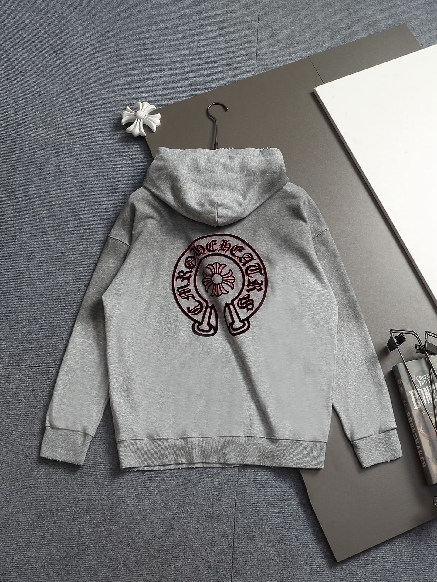 Cheap Chrome hearts Hoody in 215601, $60 USD- [IB215601] - Replica Chrome hearts Hoody