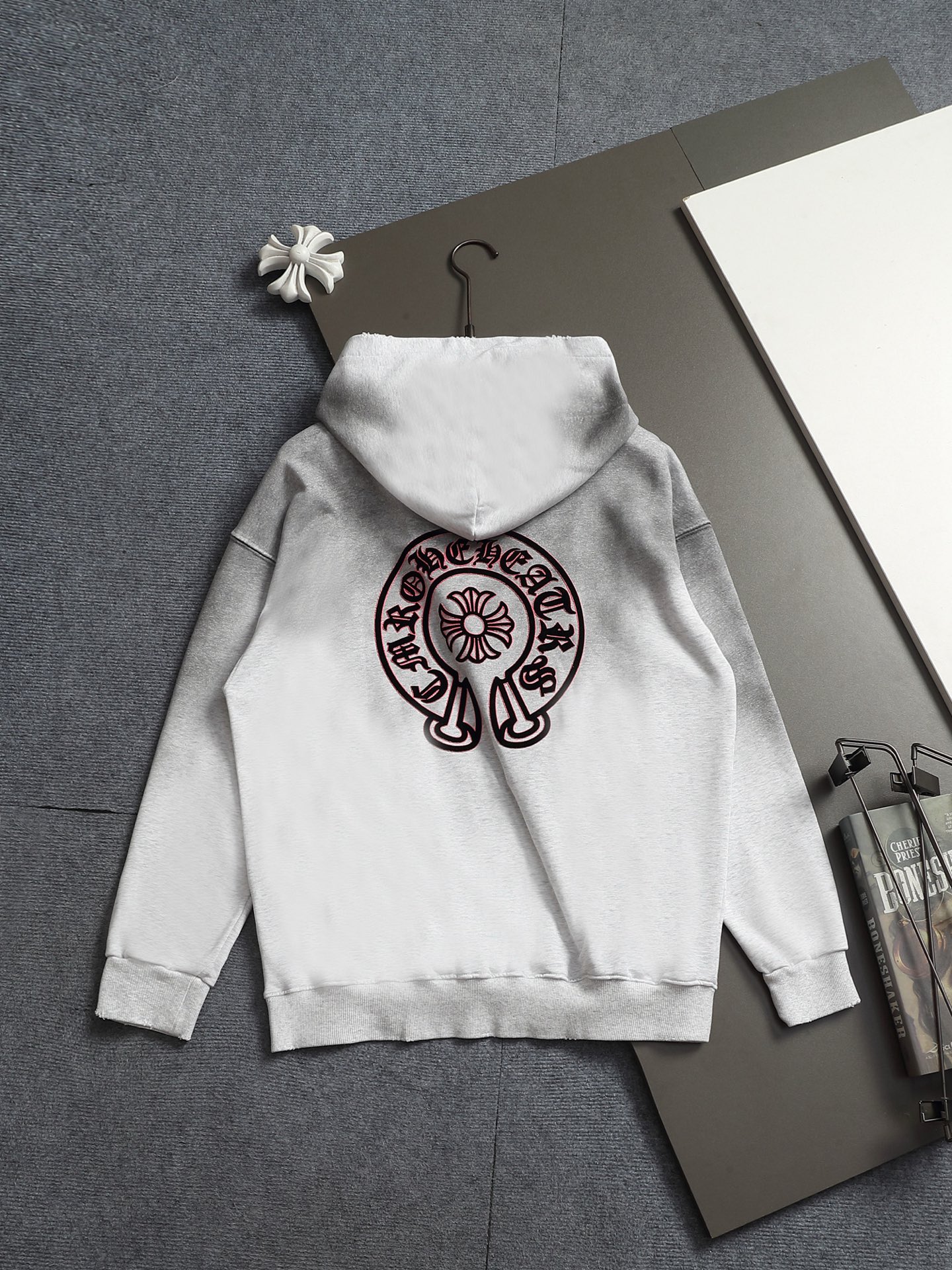 Cheap Chrome hearts Hoody in 215602, $60 USD- [IB215602] - Replica Chrome hearts Hoody