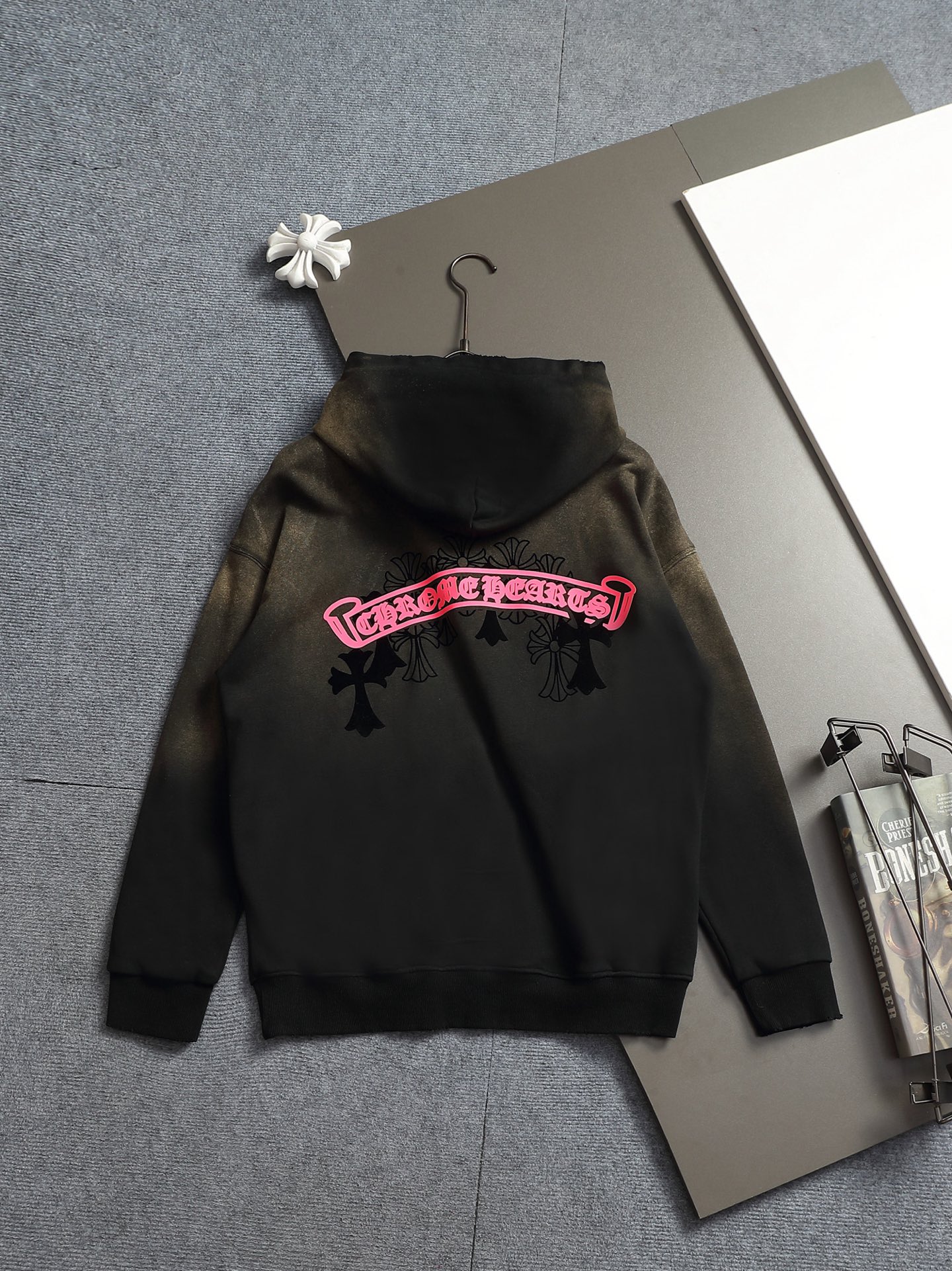 Cheap Chrome hearts Hoody in 215603, $60 USD- [IB215603] - Replica Chrome hearts Hoody