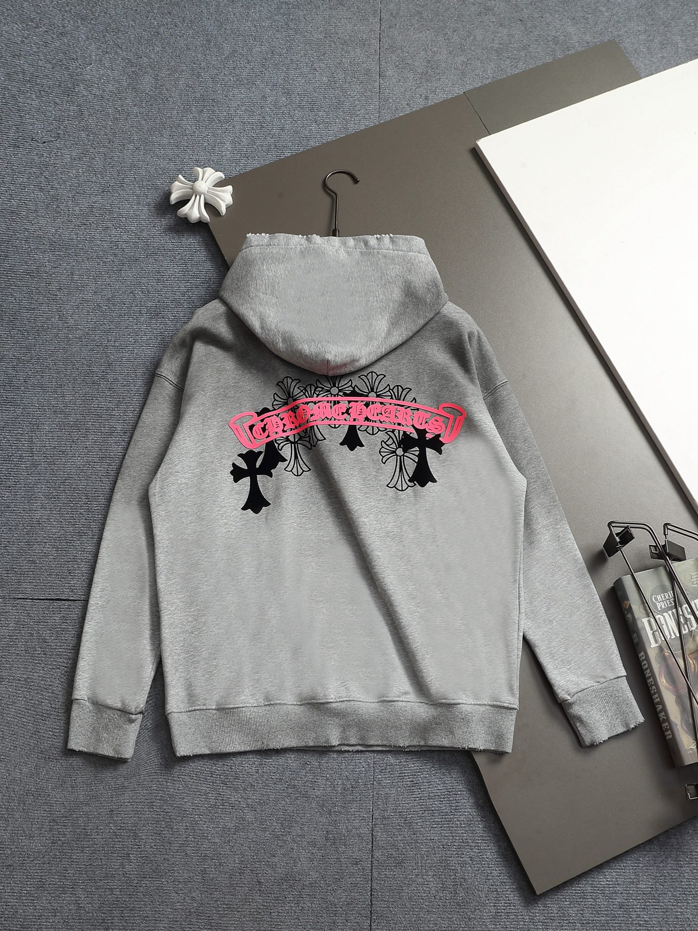 Cheap Chrome hearts Hoody in 215604, $60 USD- [IB215604] - Replica Chrome hearts Hoody