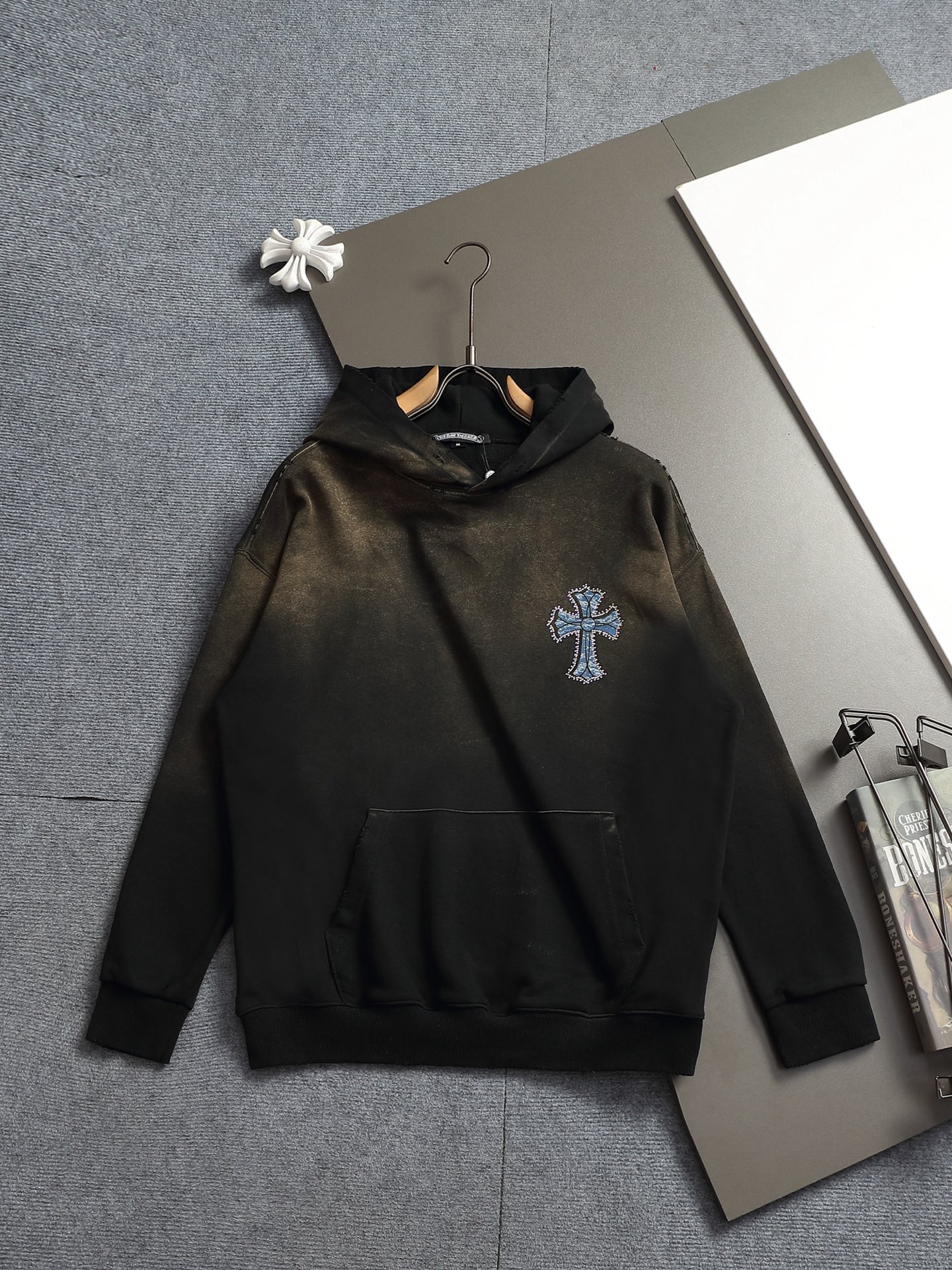 Cheap Chrome hearts Hoody in 215606, $60 USD- [IB215606] - Replica Chrome hearts Hoody