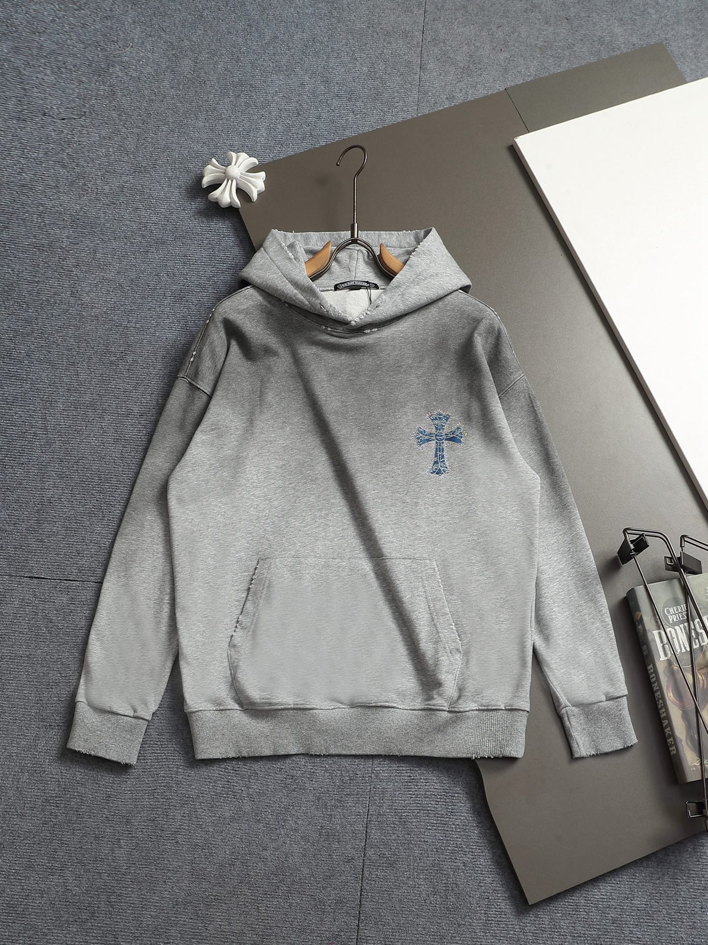 Cheap Chrome hearts Hoody in 215607, $60 USD- [IB215607] - Replica Chrome hearts Hoody