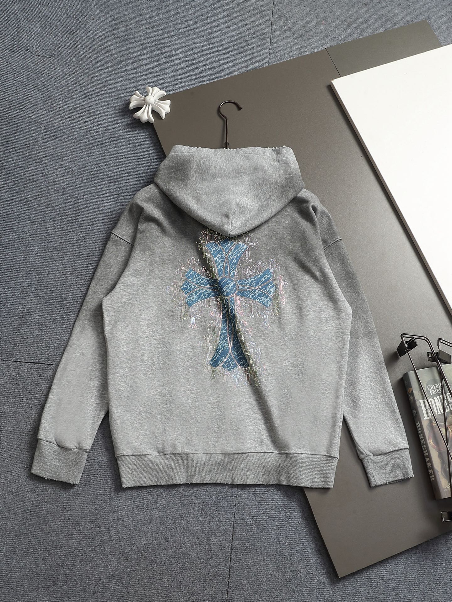 Cheap Chrome hearts Hoody in 215607, $60 USD- [IB215607] - Replica Chrome hearts Hoody