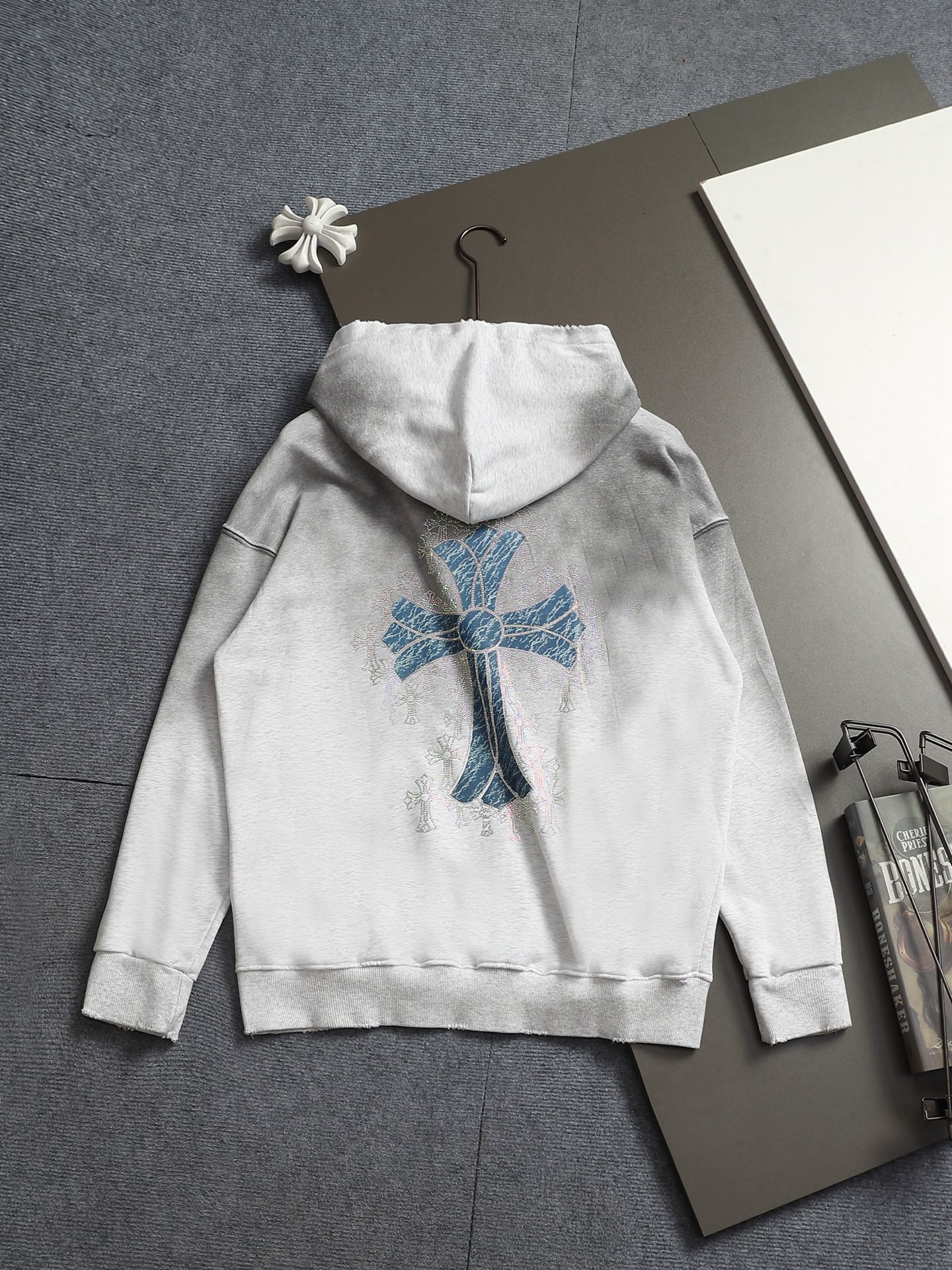Cheap Chrome hearts Hoody in 215608, $60 USD- [IB215608] - Replica Chrome hearts Hoody