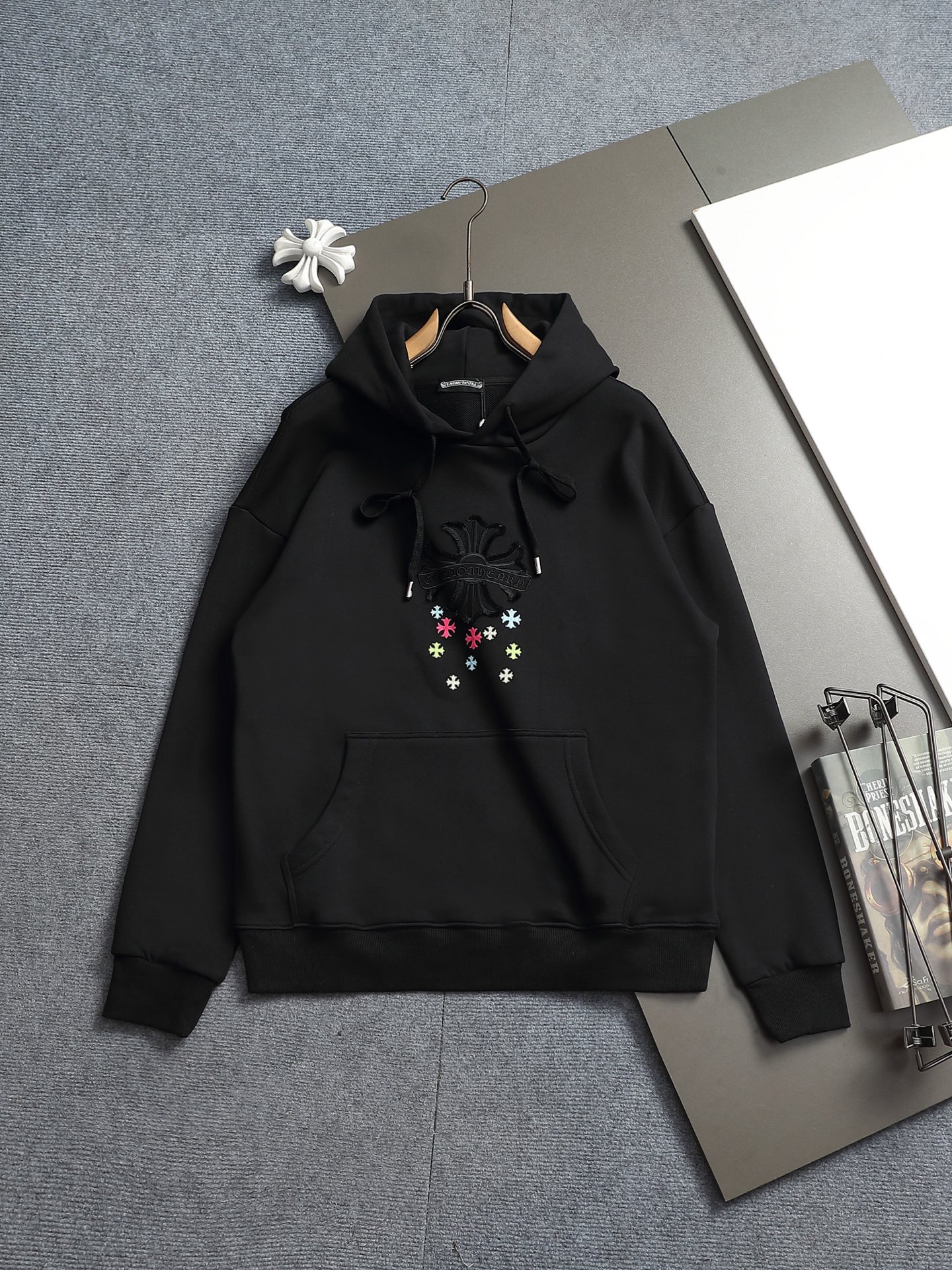 Cheap Chrome hearts Hoody in 215611, $60 USD- [IB215611] - Replica Chrome hearts Hoody