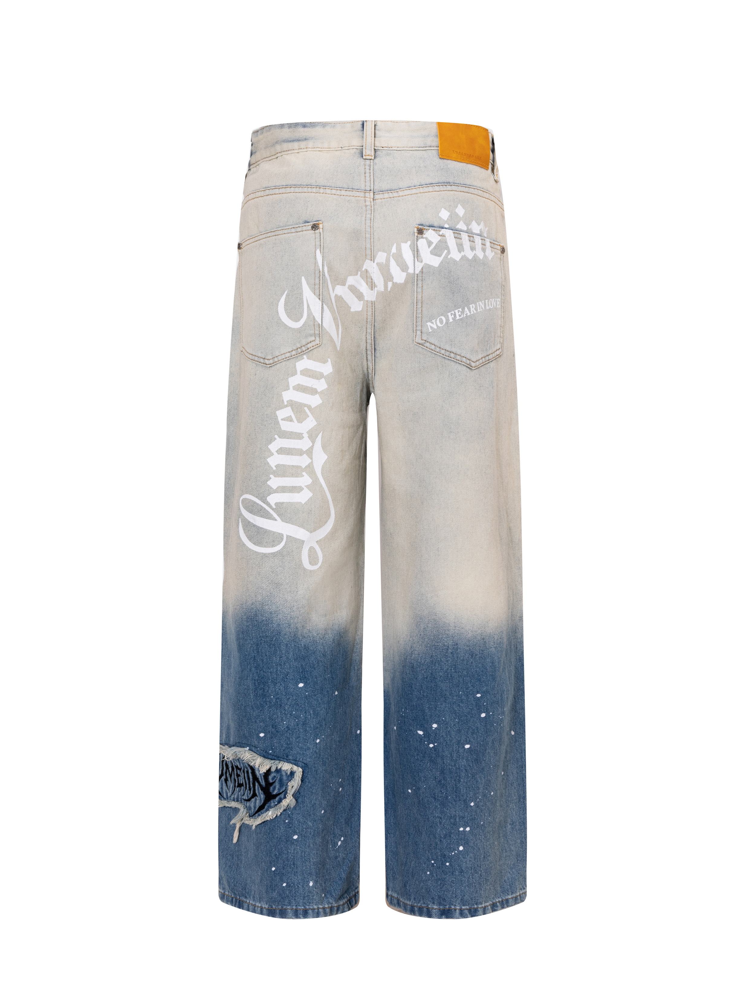 Cheap Chrome Hearts Jeans in 215615, $75 USD- [IB215615] - Replica Chrome Hearts Jeans