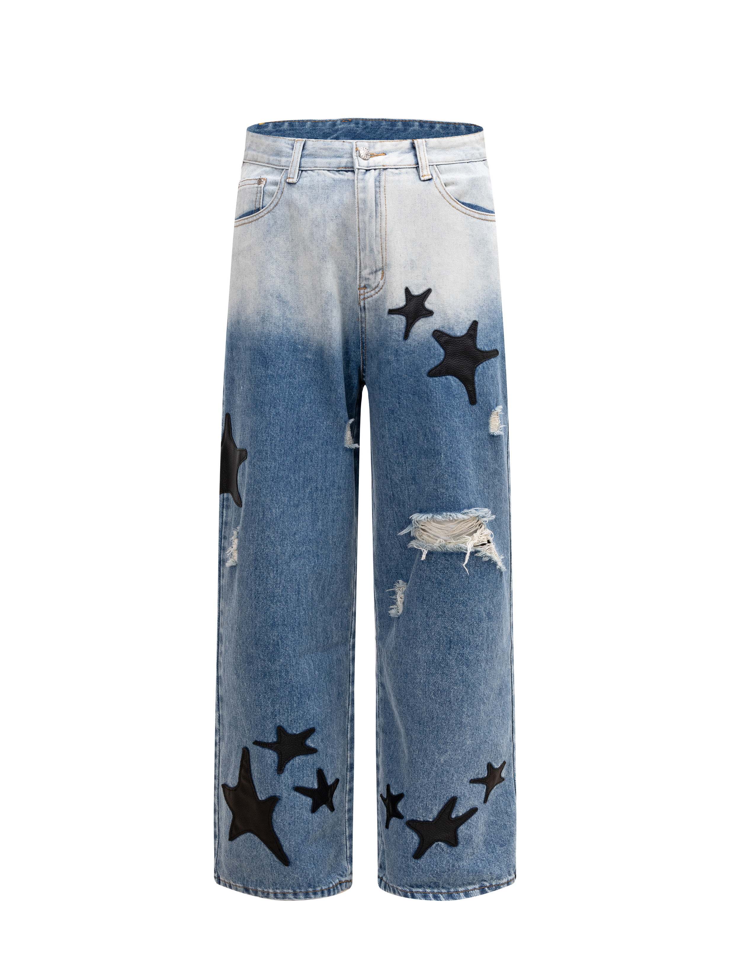 Cheap Chrome Hearts Jeans in 215616, $75 USD- [IB215616] - Replica Chrome Hearts Jeans