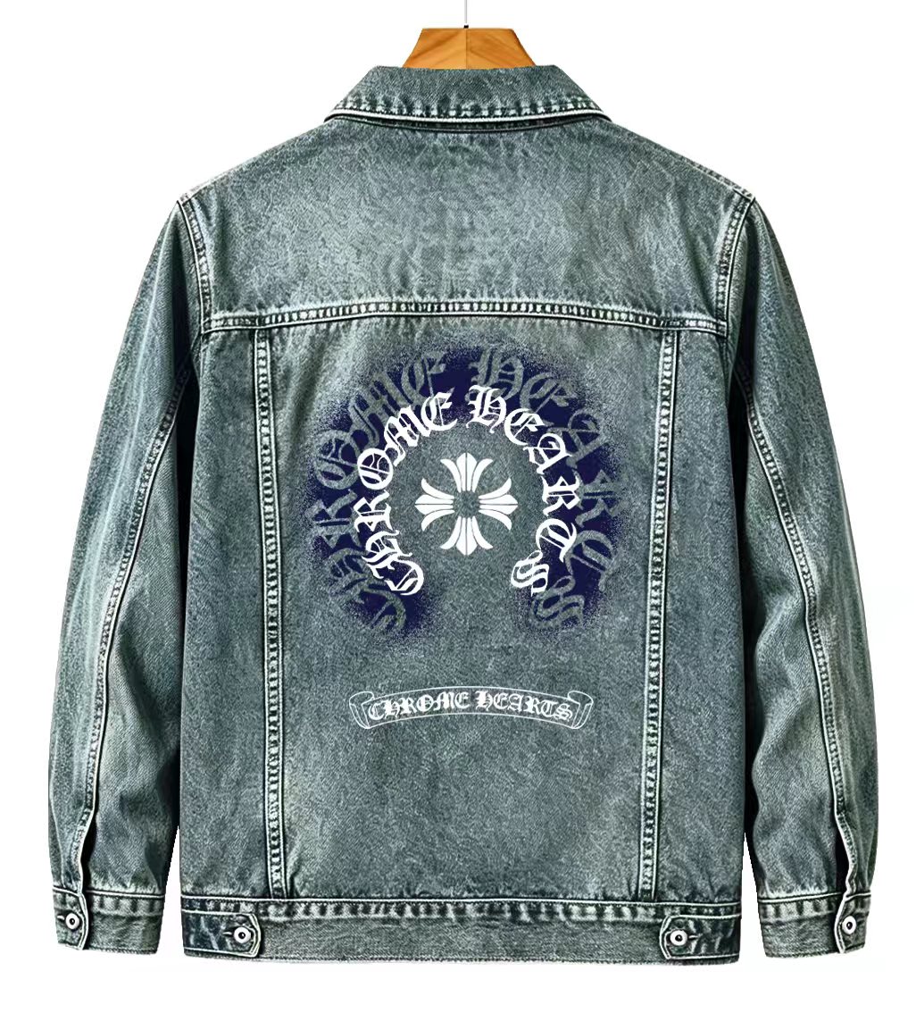 Cheap Chrome Hearts Jackets in 215622, $75 USD- [IB215622] - Replica Chrome Hearts Jackets