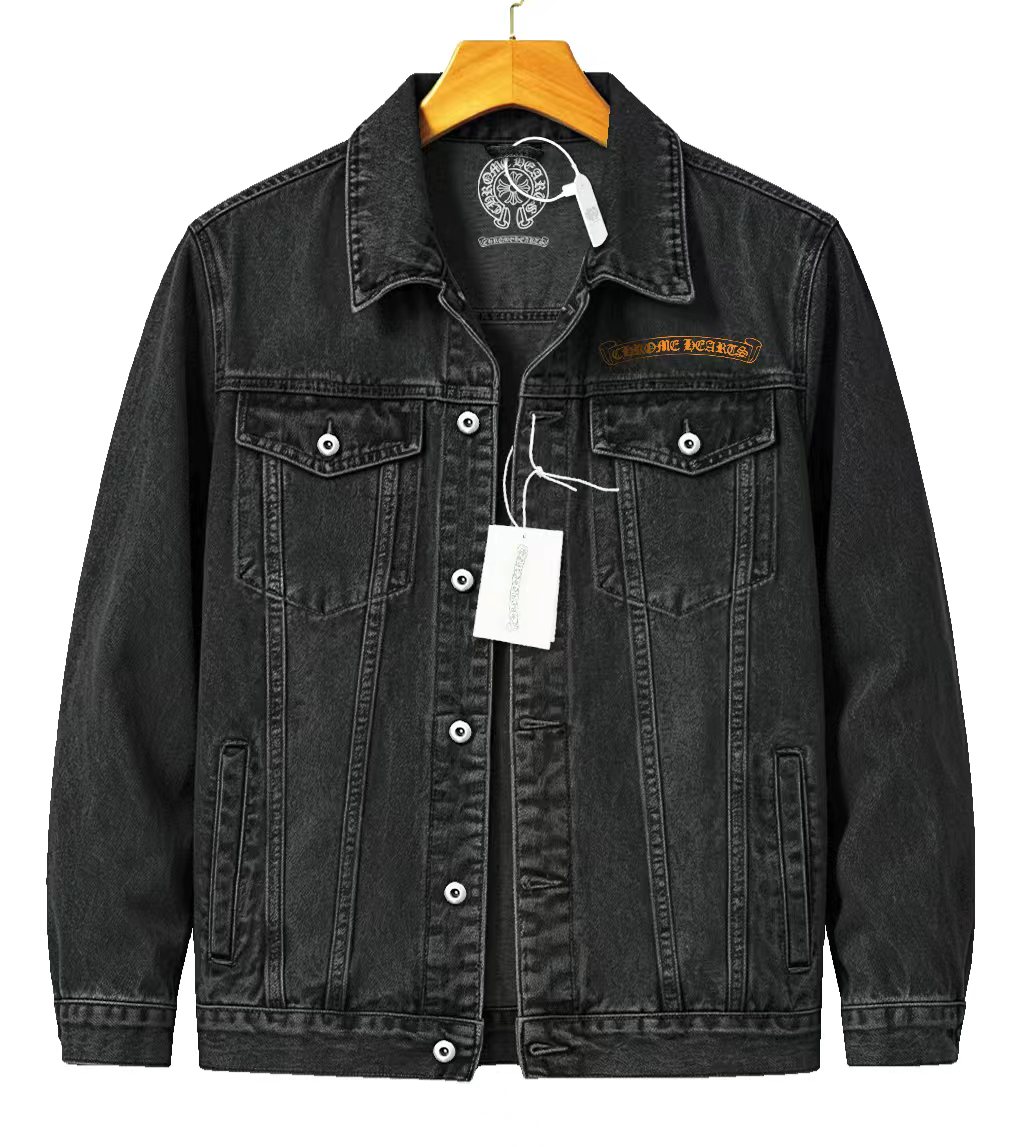 Cheap Chrome Hearts Jackets in 215624, $75 USD- [IB215624] - Replica Chrome Hearts Jackets