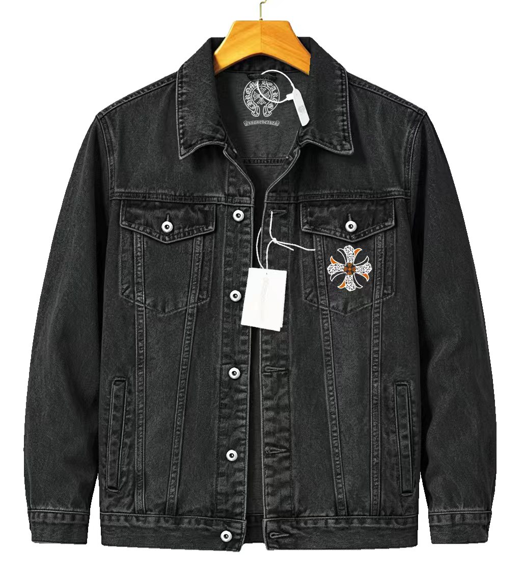 Cheap Chrome Hearts Jackets in 215627, $75 USD- [IB215627] - Replica Chrome Hearts Jackets