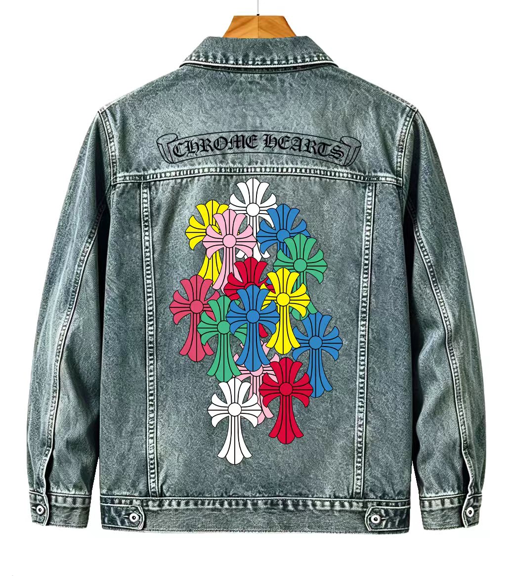 Cheap Chrome Hearts Jackets in 215631, $75 USD- [IB215631] - Replica Chrome Hearts Jackets