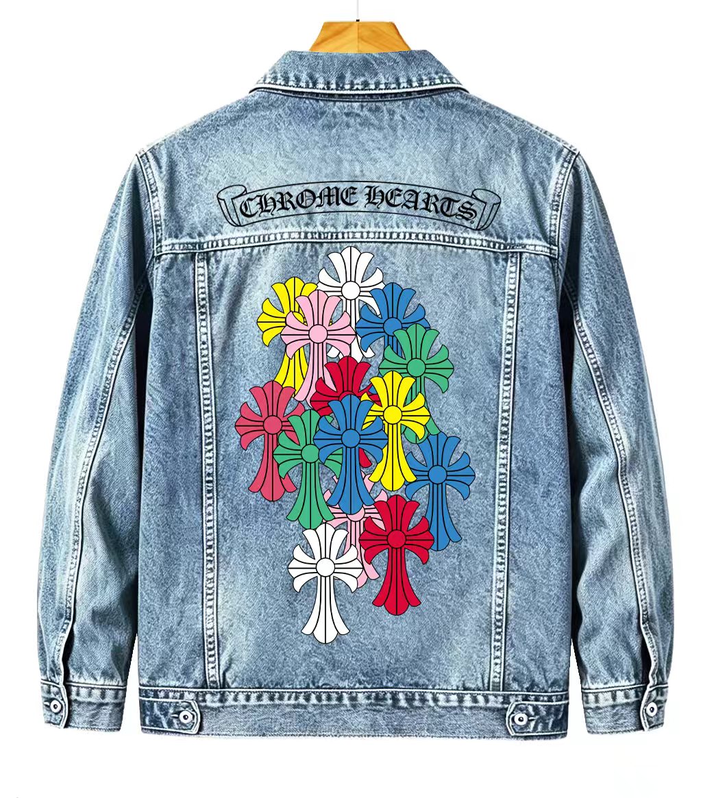 Cheap Chrome Hearts Jackets in 215632, $75 USD- [IB215632] - Replica Chrome Hearts Jackets