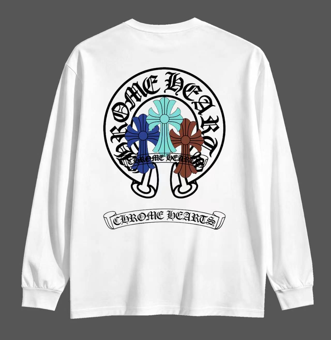 Cheap Chrome Hearts Long-Sleeved T-shirts in 215637, $35 USD- [IB215637] - Replica Chrome Hearts Long-Sleeved T-shirts