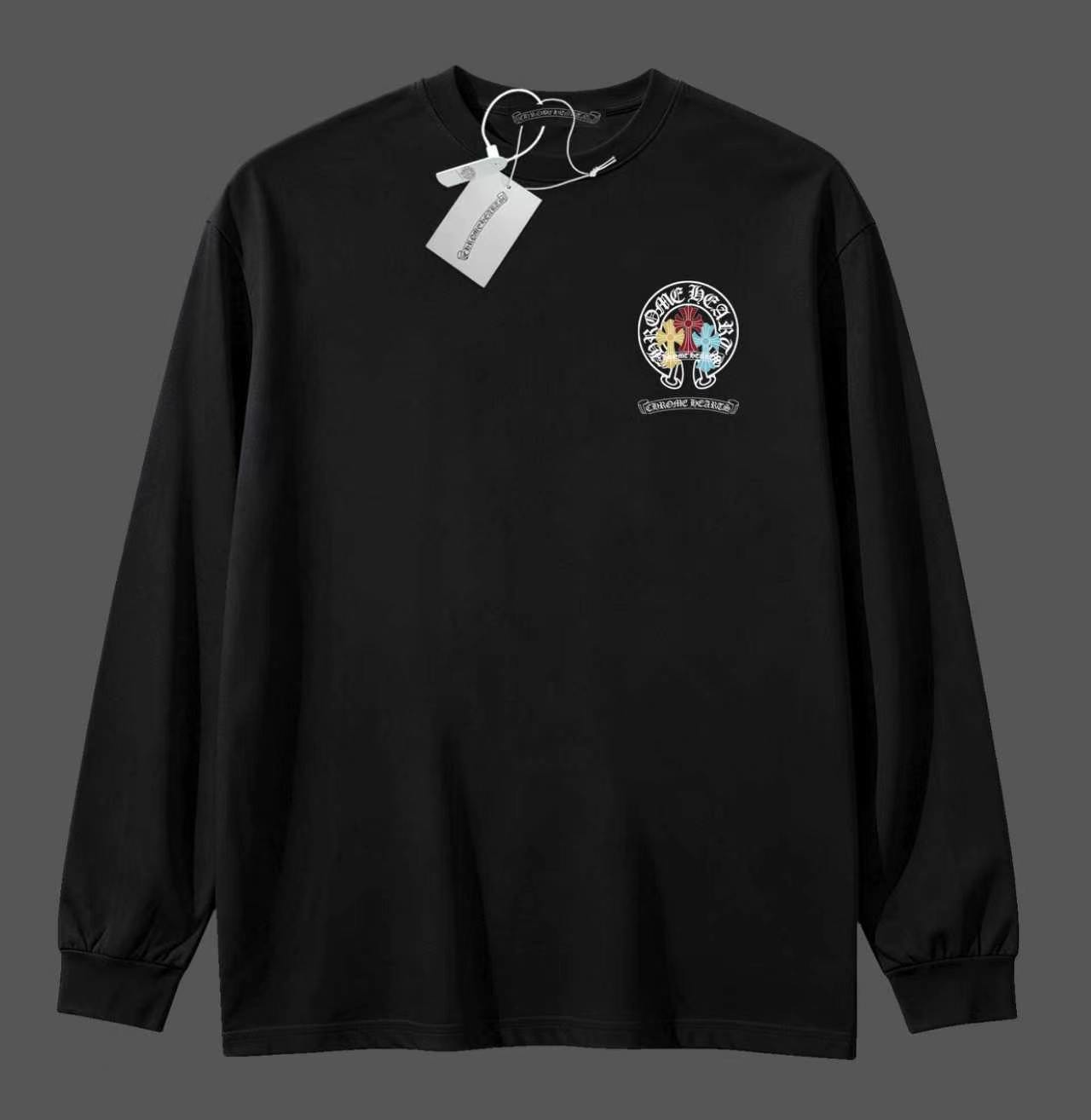 Cheap Chrome Hearts Long-Sleeved T-shirts in 215638, $35 USD- [IB215638] - Replica Chrome Hearts Long-Sleeved T-shirts
