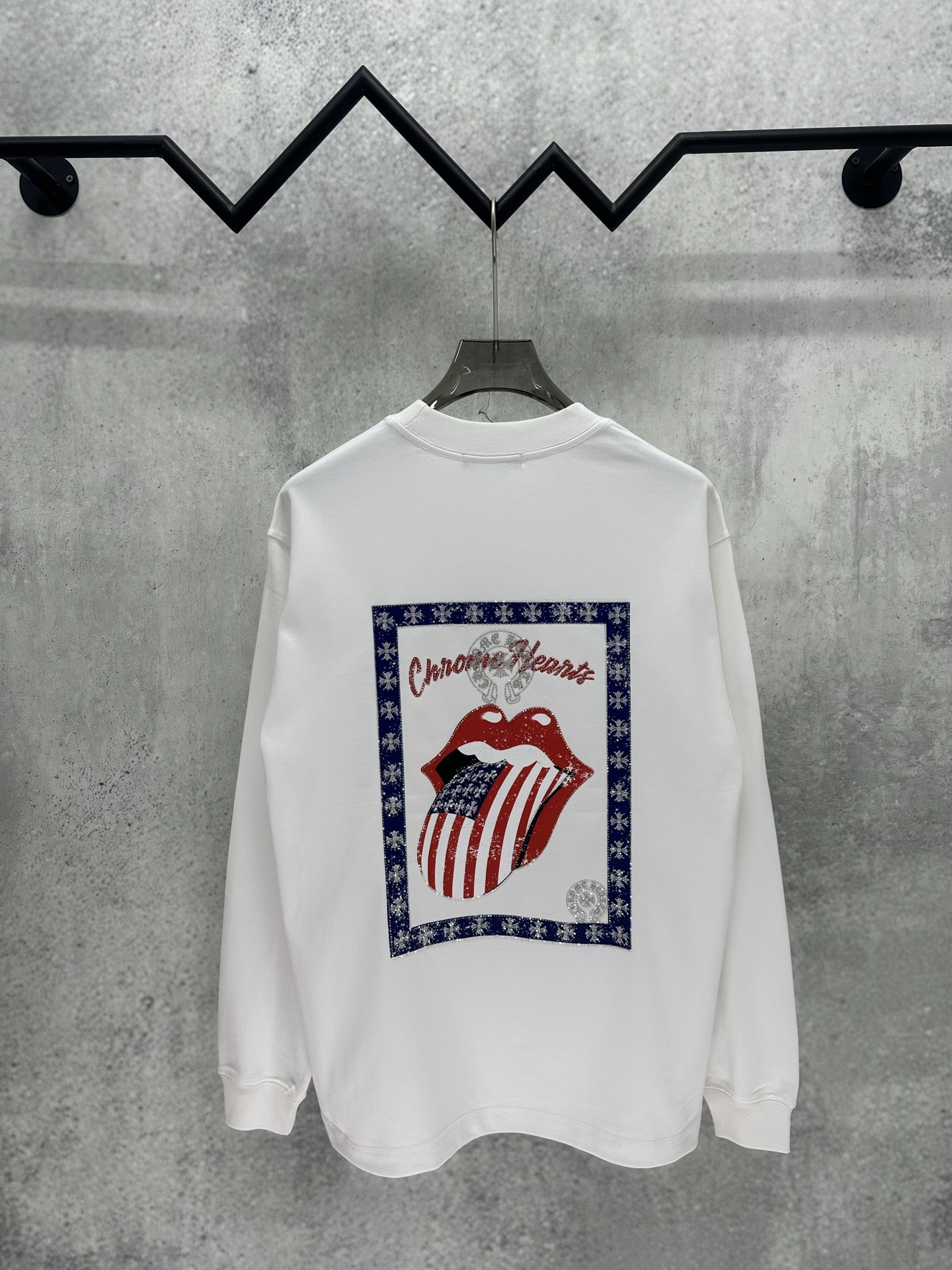 Cheap Chrome Hearts Long-Sleeved T-shirts in 215644, $35 USD- [IB215644] - Replica Chrome Hearts Long-Sleeved T-shirts