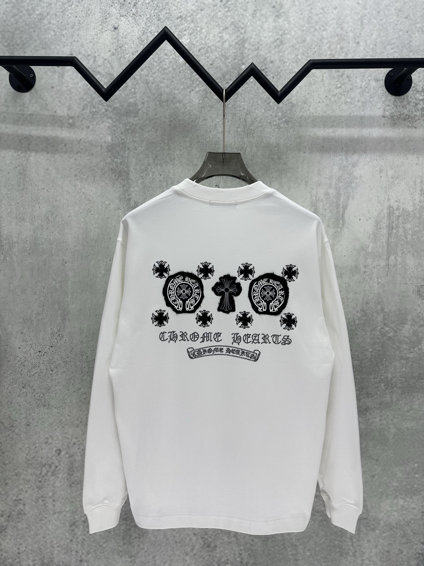 Cheap Chrome Hearts Long-Sleeved T-shirts in 215664, $35 USD- [IB215664] - Replica Chrome Hearts Long-Sleeved T-shirts