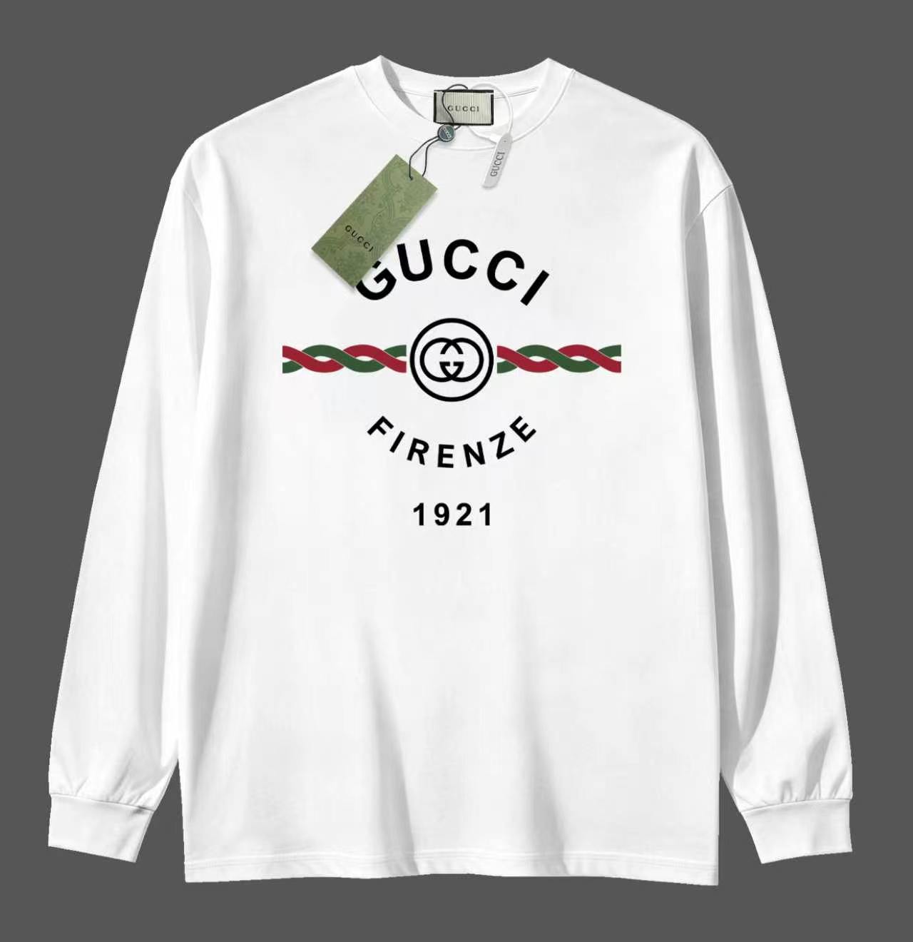 Cheap Gucci Long-Sleeved T-shirts for Men in 215803, $30 USD- [IB215803] - Replica Gucci Long-Sleeved T-shirts for Men