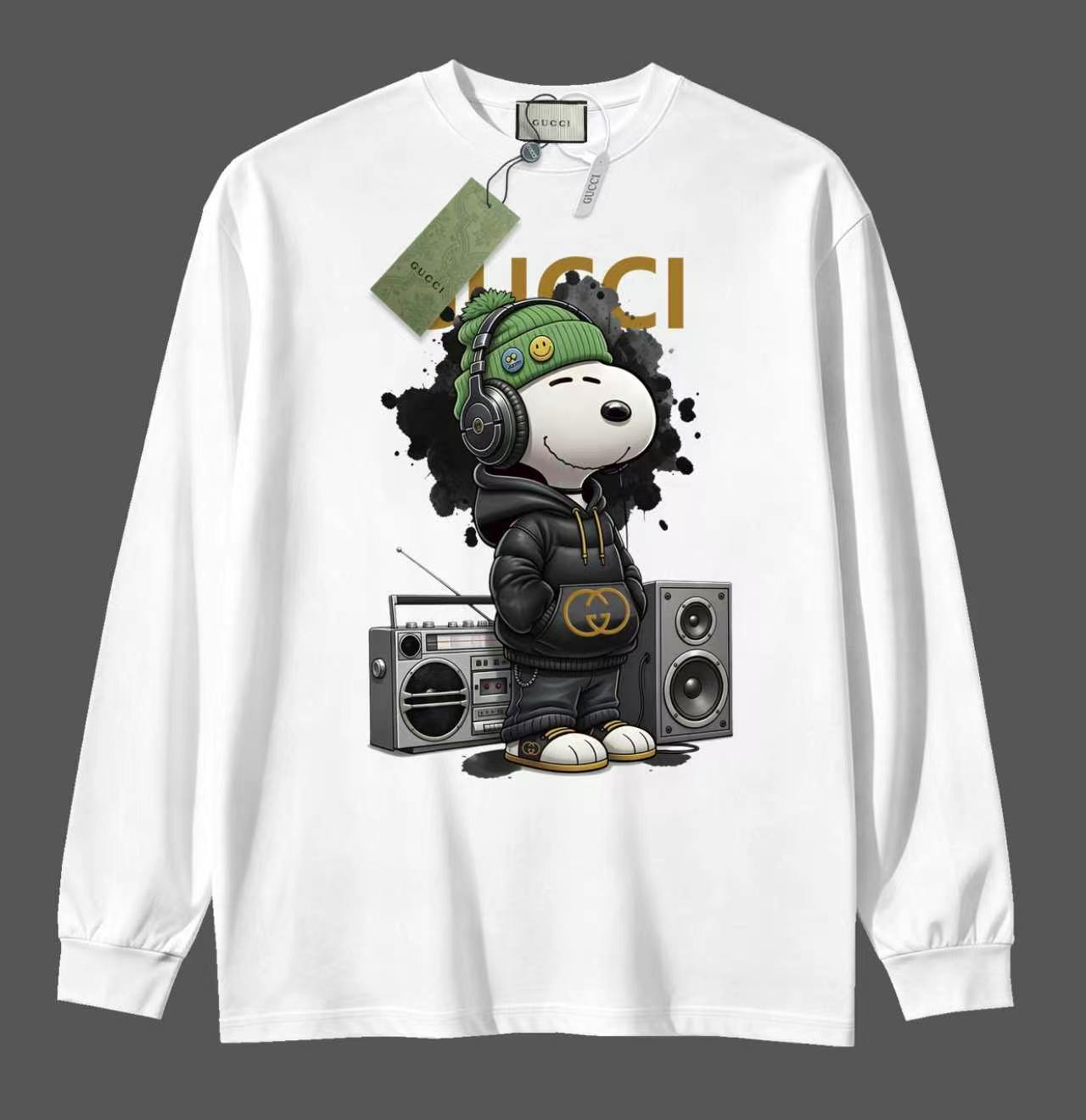 Cheap Gucci Long-Sleeved T-shirts for Men in 215804, $30 USD- [IB215804] - Replica Gucci Long-Sleeved T-shirts for Men