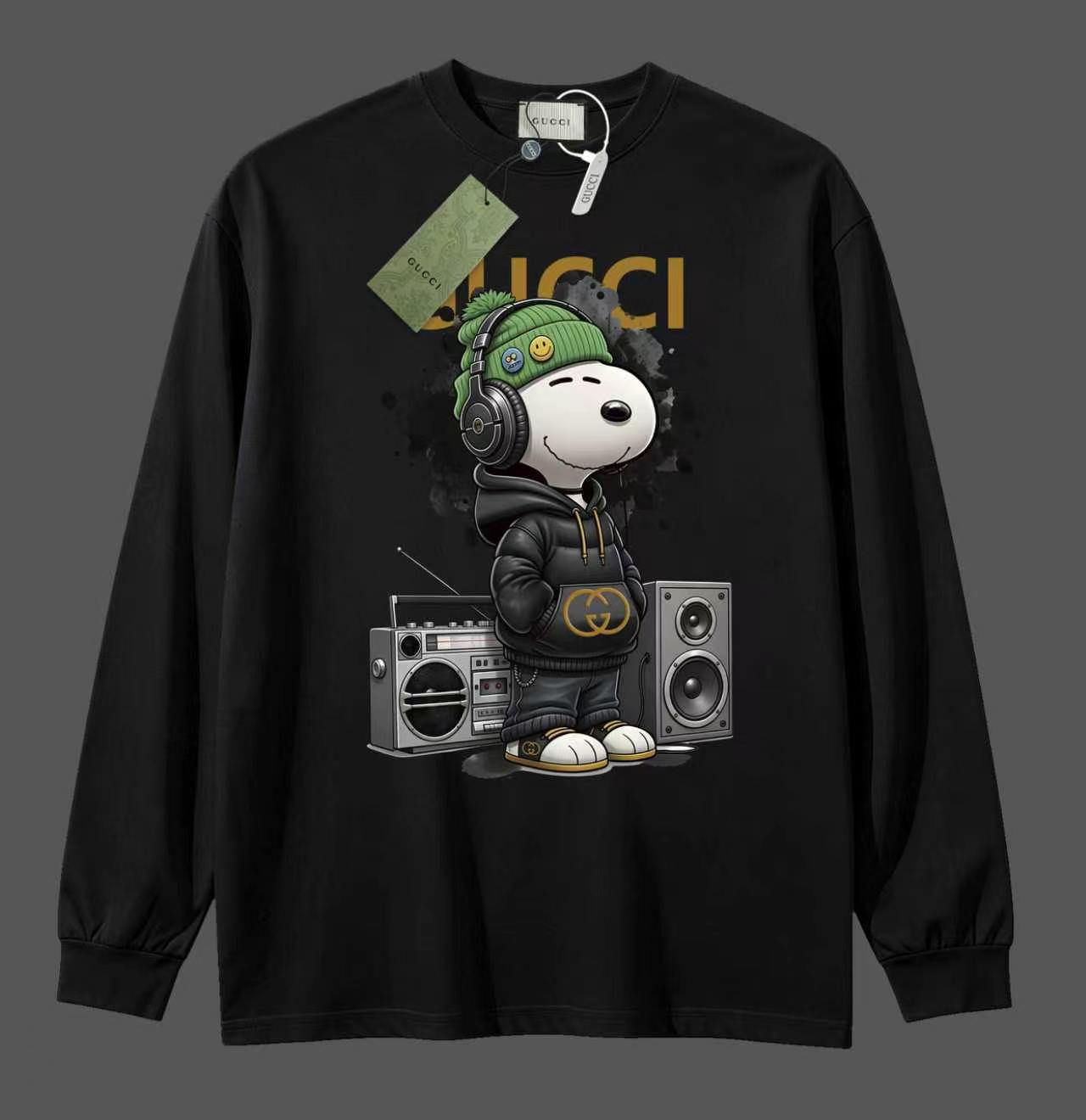 Cheap Gucci Long-Sleeved T-shirts for Men in 215805, $30 USD- [IB215805] - Replica Gucci Long-Sleeved T-shirts for Men