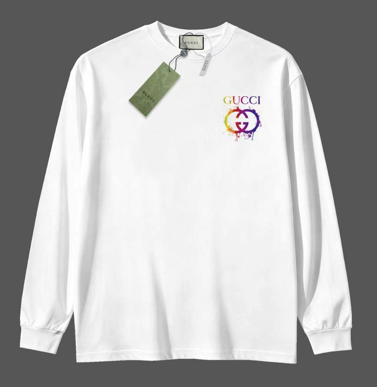 Cheap Gucci Long-Sleeved T-shirts for Men in 215810, $30 USD- [IB215810] - Replica Gucci Long-Sleeved T-shirts for Men