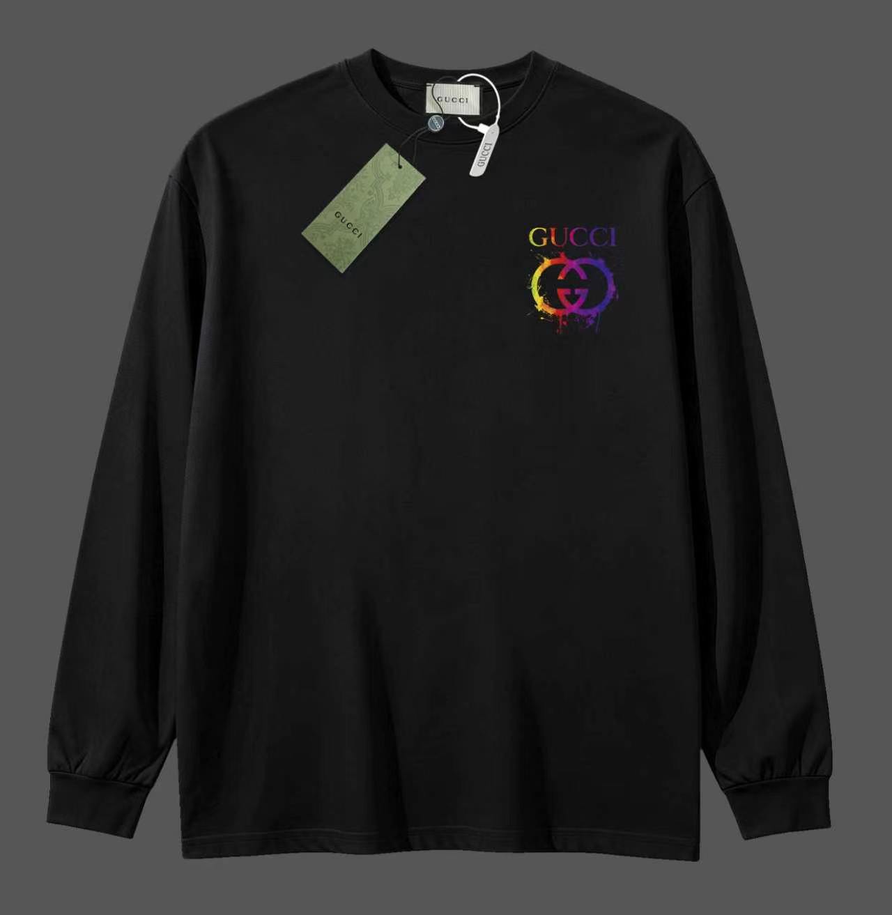 Cheap Gucci Long-Sleeved T-shirts for Men in 215811, $30 USD- [IB215811] - Replica Gucci Long-Sleeved T-shirts for Men