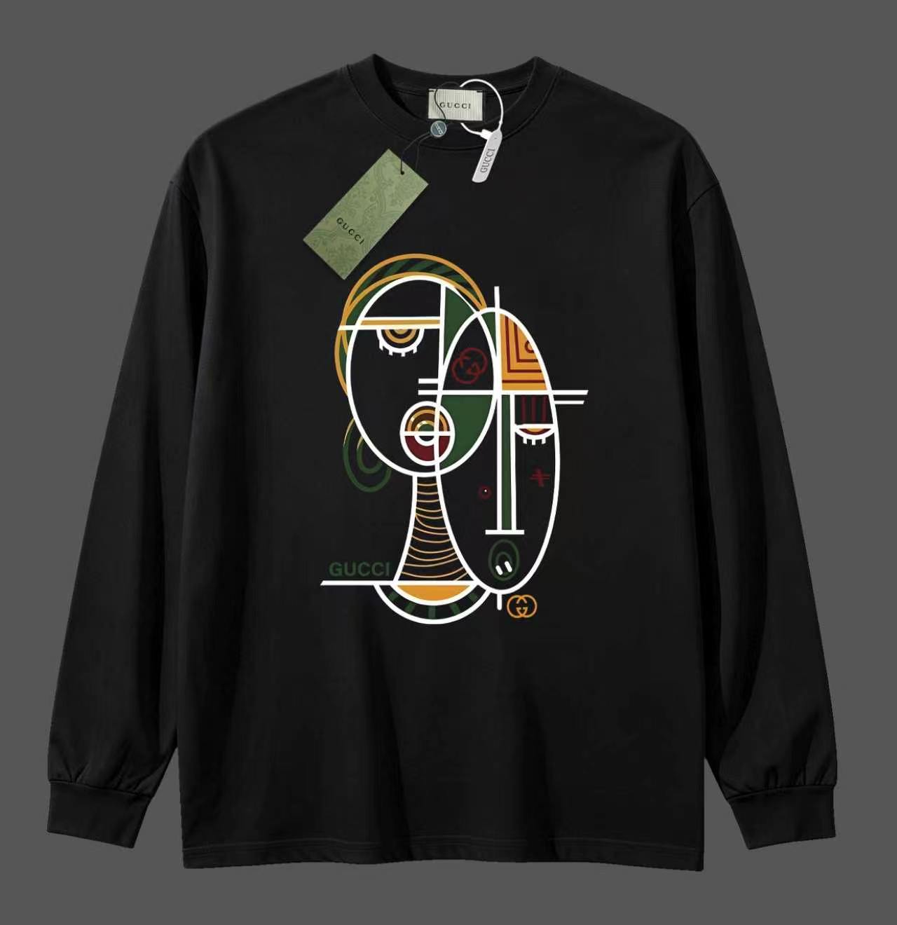 Cheap Gucci Long-Sleeved T-shirts for Men in 215813, $30 USD- [IB215813] - Replica Gucci Long-Sleeved T-shirts for Men