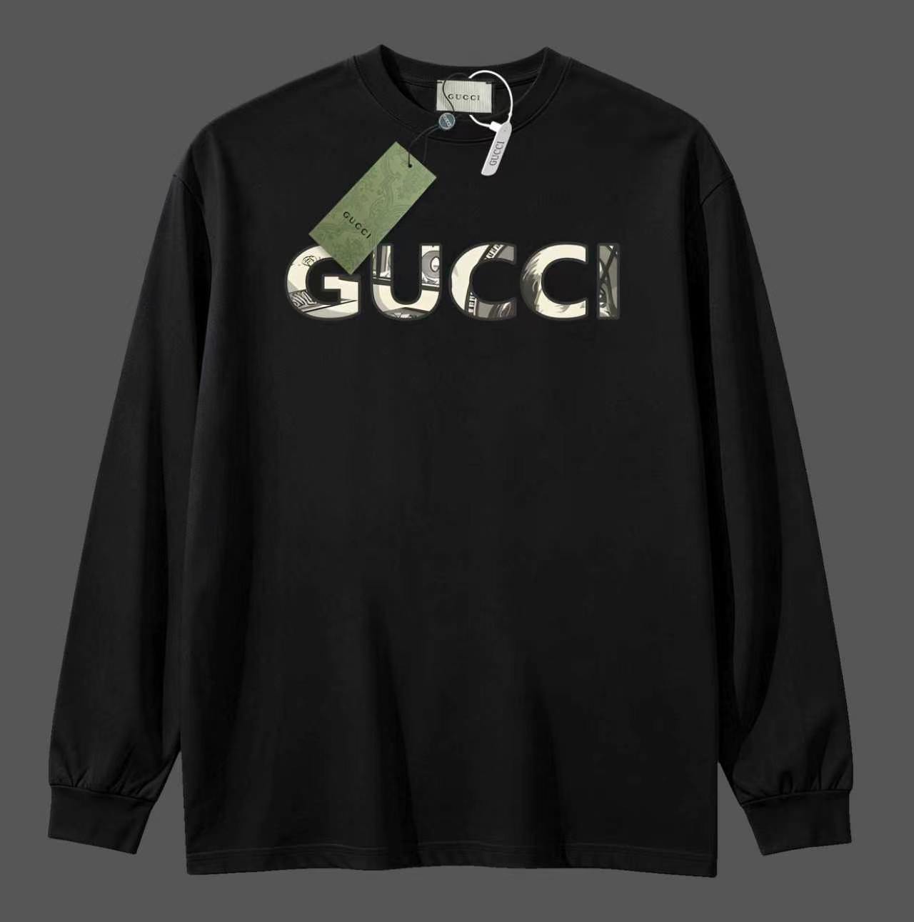 Cheap Gucci Long-Sleeved T-shirts for Men in 215814, $30 USD- [IB215814] - Replica Gucci Long-Sleeved T-shirts for Men