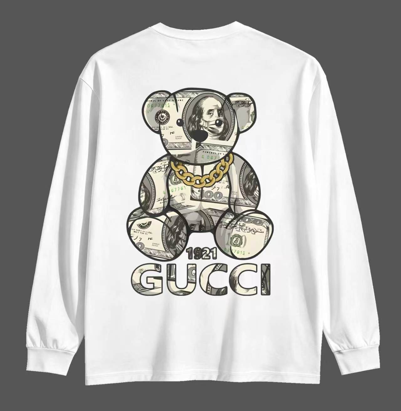 Cheap Gucci Long-Sleeved T-shirts for Men in 215815, $30 USD- [IB215815] - Replica Gucci Long-Sleeved T-shirts for Men