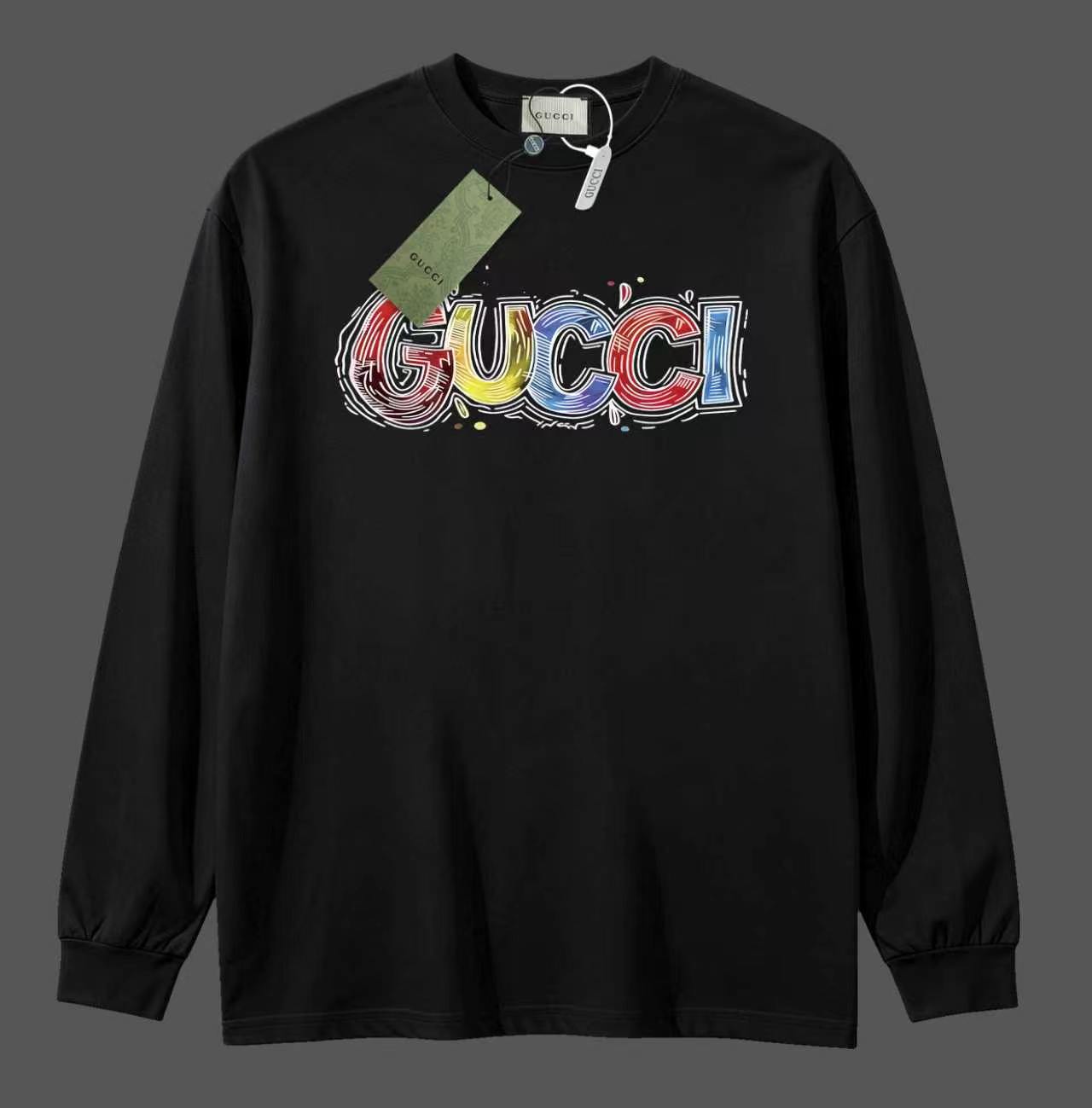 Cheap Gucci Long-Sleeved T-shirts for Men in 215816, $30 USD- [IB215816] - Replica Gucci Long-Sleeved T-shirts for Men