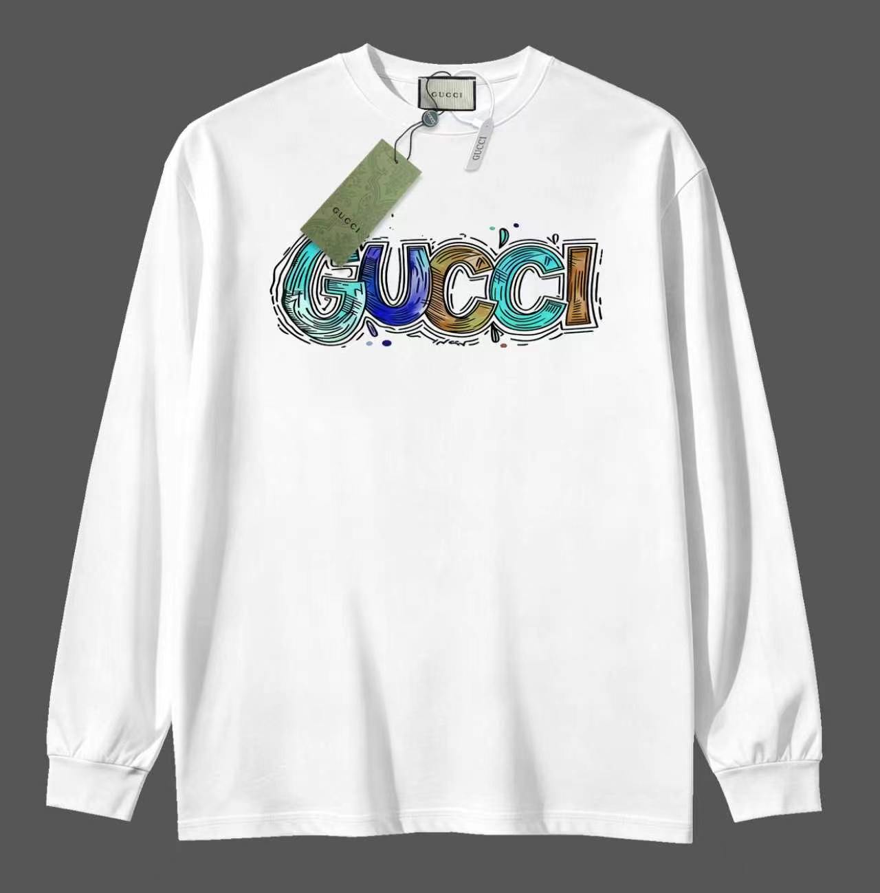 Cheap Gucci Long-Sleeved T-shirts for Men in 215817, $30 USD- [IB215817] - Replica Gucci Long-Sleeved T-shirts for Men