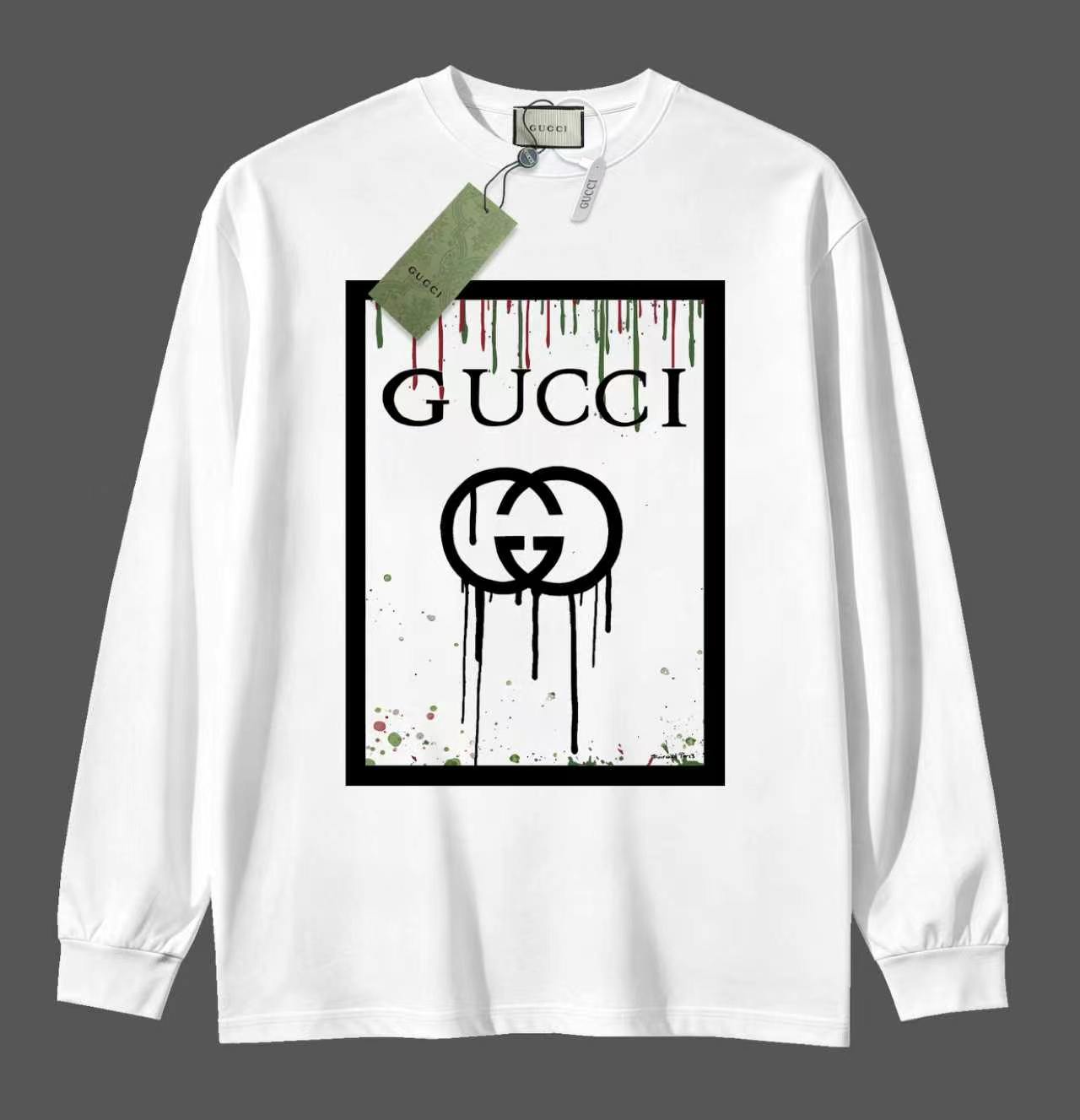 Cheap Gucci Long-Sleeved T-shirts for Men in 215819, $30 USD- [IB215819] - Replica Gucci Long-Sleeved T-shirts for Men