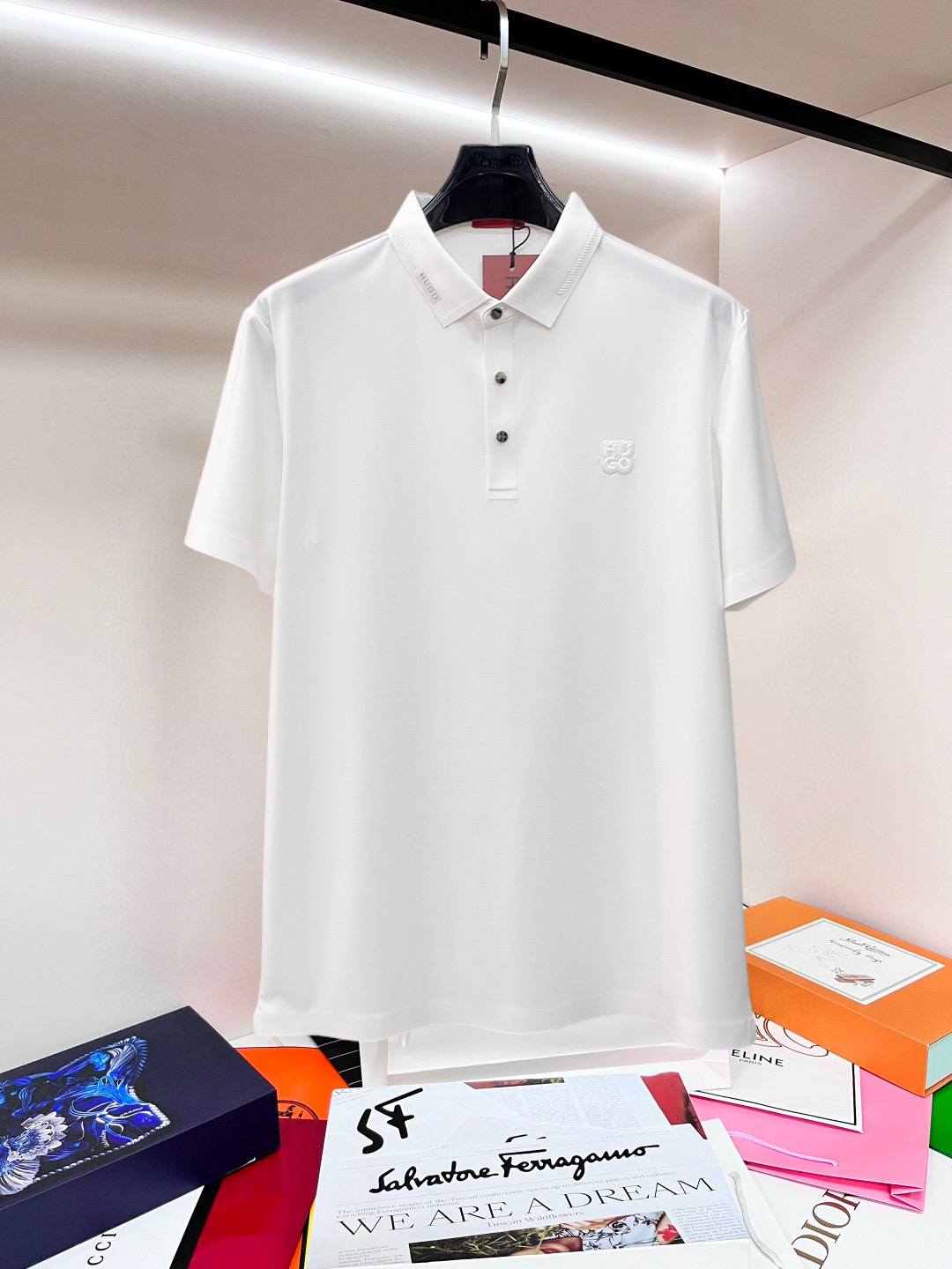 Cheap Hugo Boss Polo T-Shirts for Men in 215820, $45 USD- [IB215820] - Replica Hugo Boss Polo T-Shirts for Men