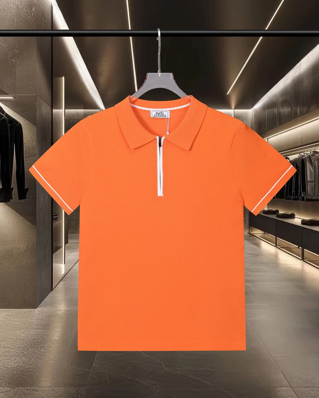 Cheap Hermes Polo T-Shirts for Men in 215826, $30 USD- [IB215826] - Replica Hermes Polo T-Shirts for Men
