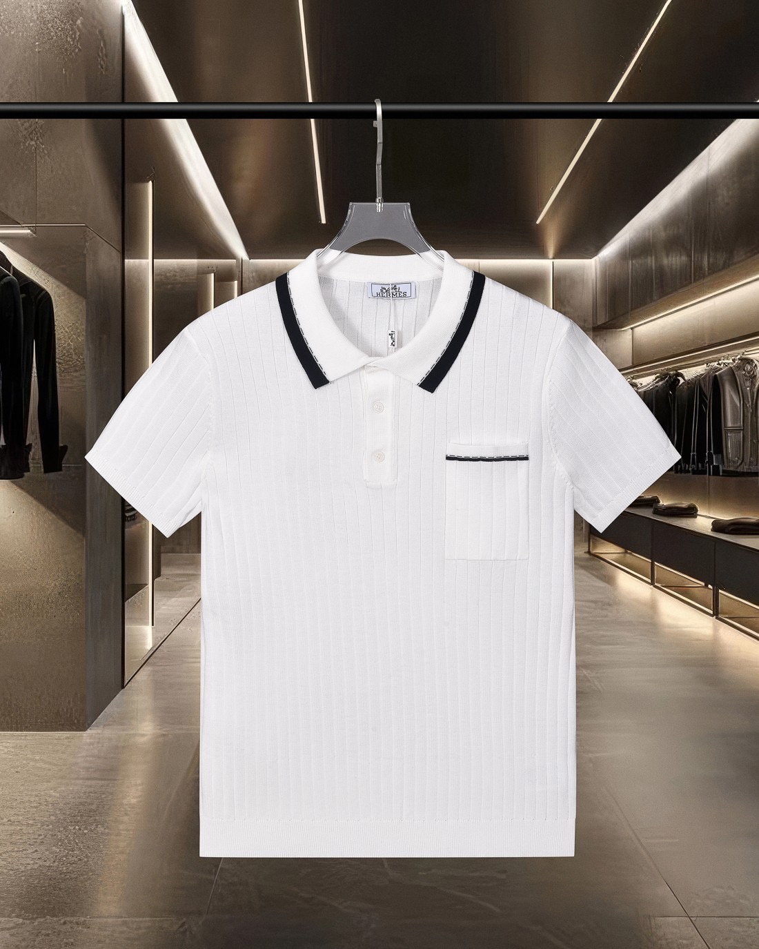 Cheap Hermes Polo T-Shirts for Men in 215831, $30 USD- [IB215831] - Replica Hermes Polo T-Shirts for Men