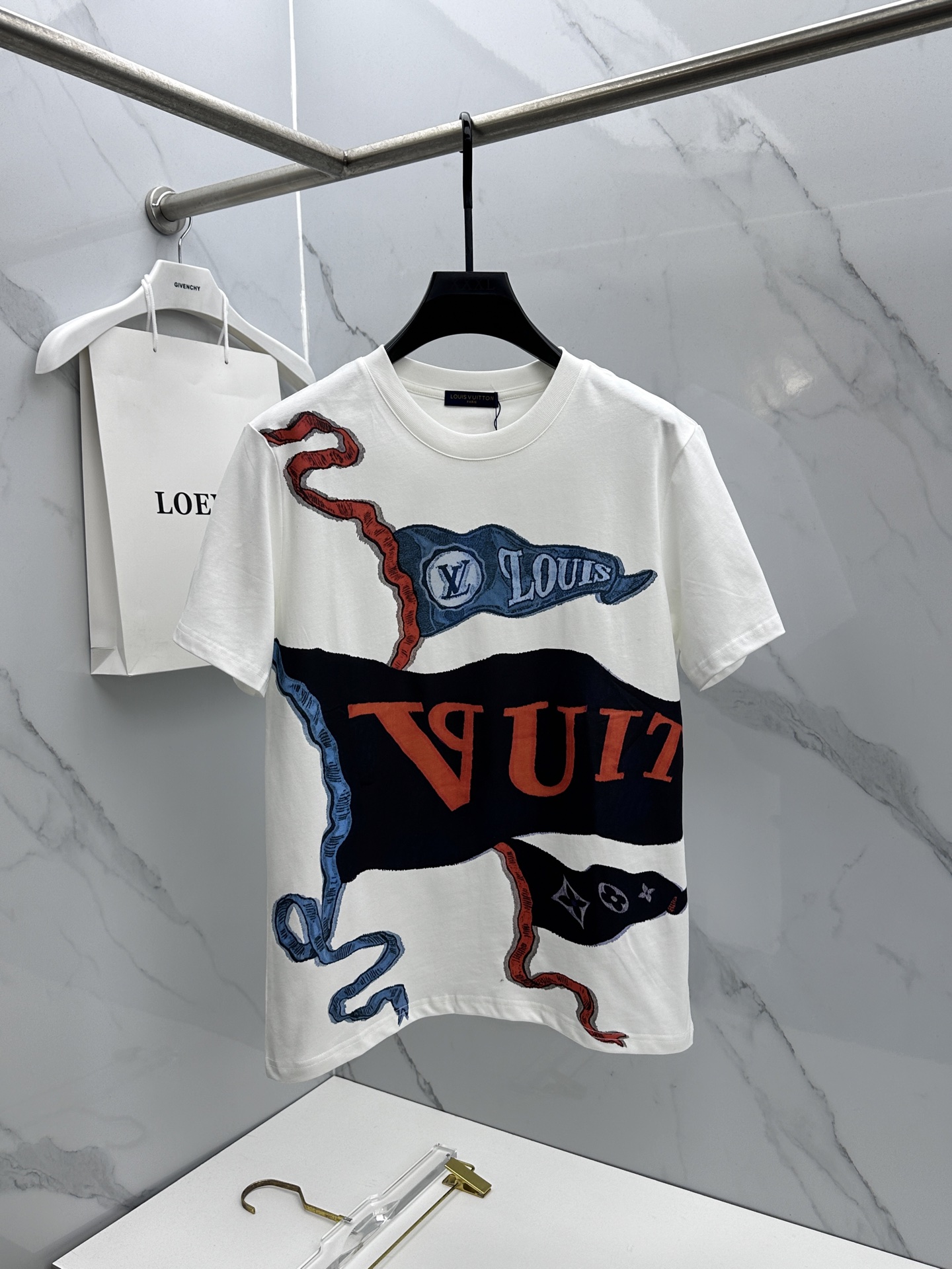Cheap New Arrivals Louis Vuitton T-Shirts Size M-3XL in 215836, $30 USD- [IB215836] - Replica Louis Vuitton T-Shirts for Men