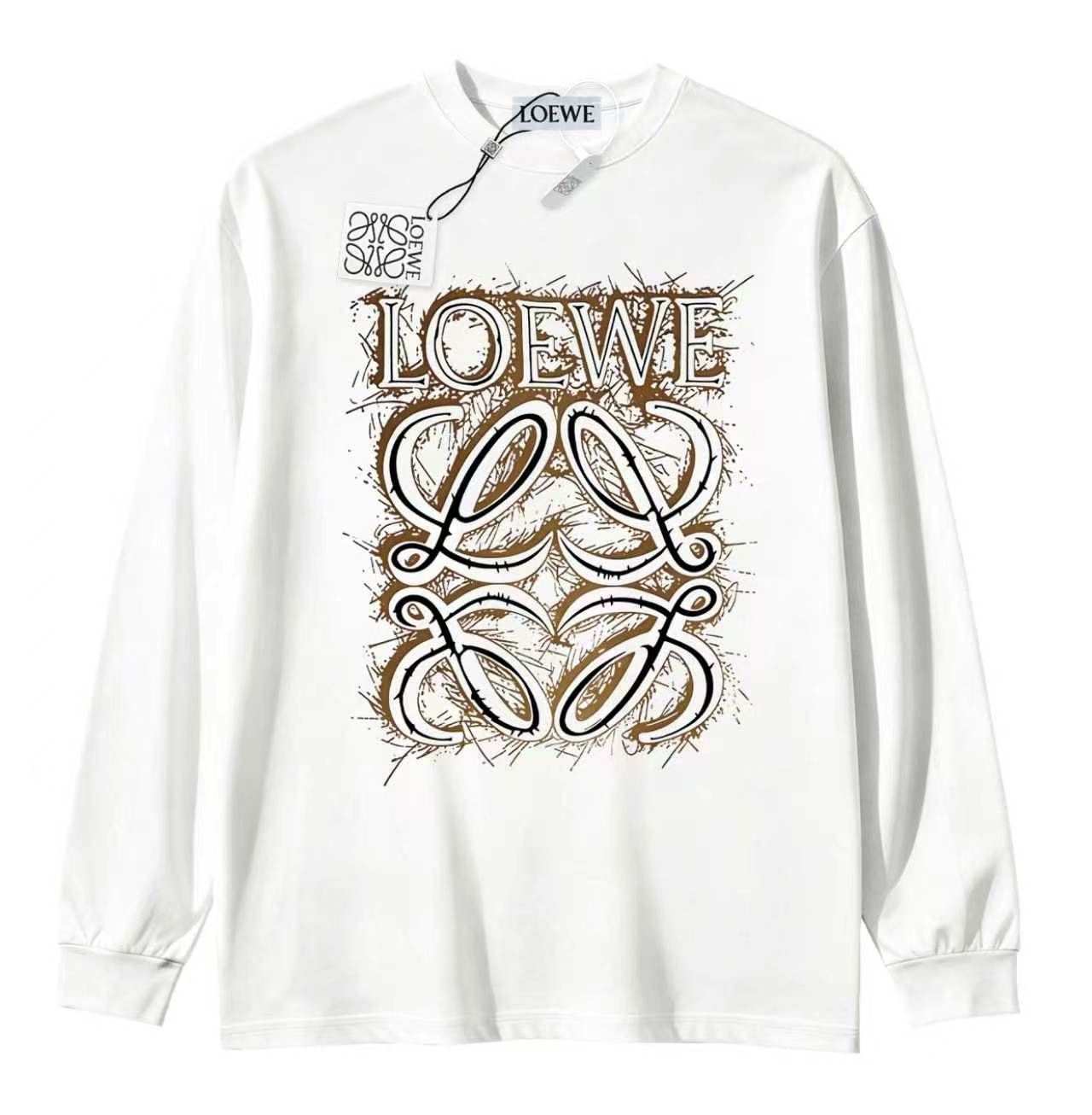Cheap Loewe Long-Sleeved T-shirts in 215851, $40 USD- [IB215851] - Replica Loewe Long-Sleeved T-shirts