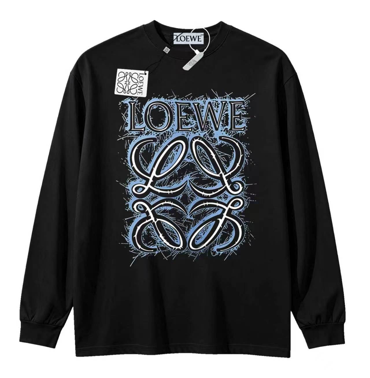Cheap Loewe Long-Sleeved T-shirts in 215852, $40 USD- [IB215852] - Replica Loewe Long-Sleeved T-shirts