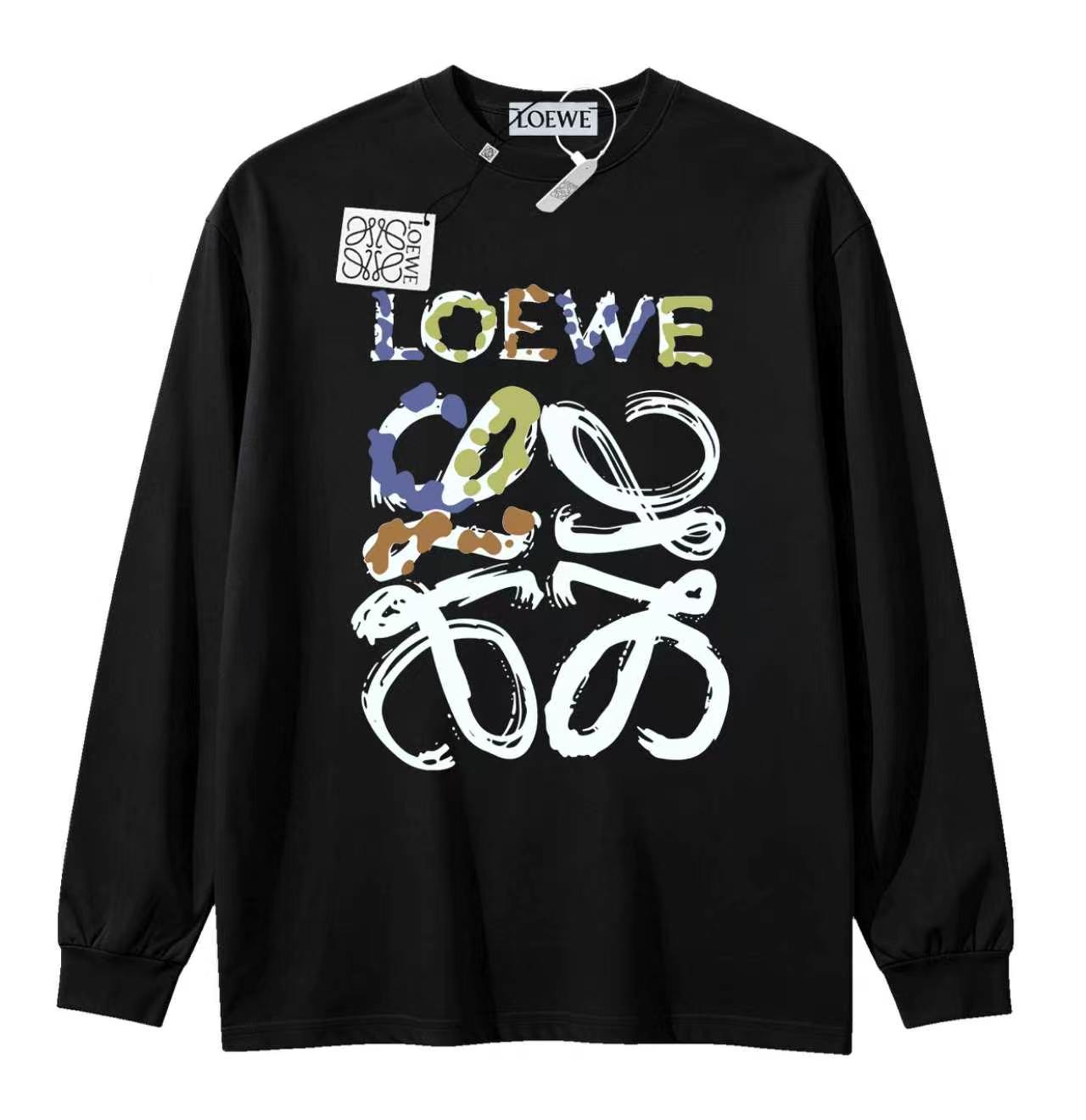 Cheap Loewe Long-Sleeved T-shirts in 215854, $40 USD- [IB215854] - Replica Loewe Long-Sleeved T-shirts
