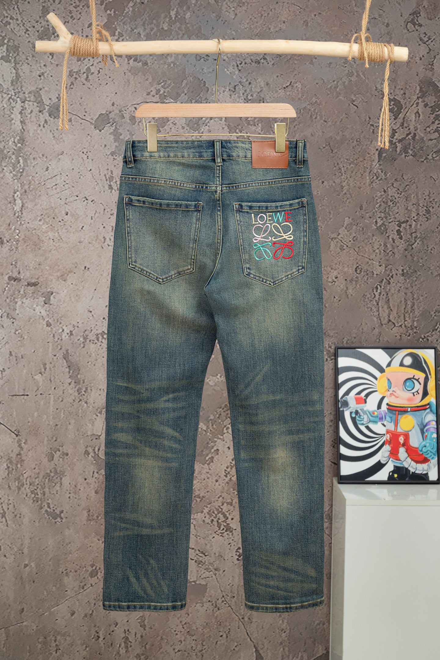 Cheap Loewe Jeans in 215876, $65 USD- [IB215876] - Replica Loewe Jeans