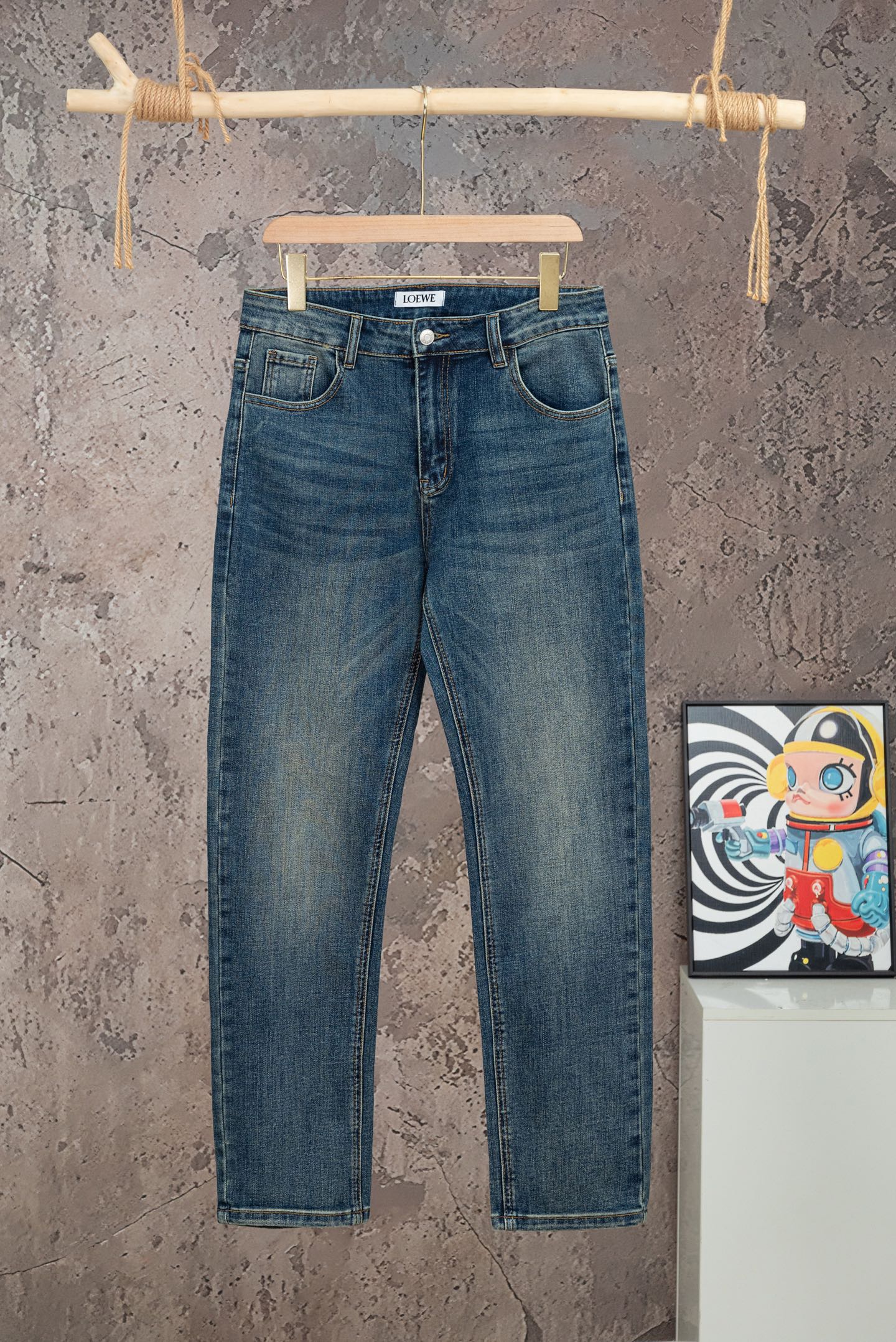 Cheap Loewe Jeans in 215877, $65 USD- [IB215877] - Replica Loewe Jeans