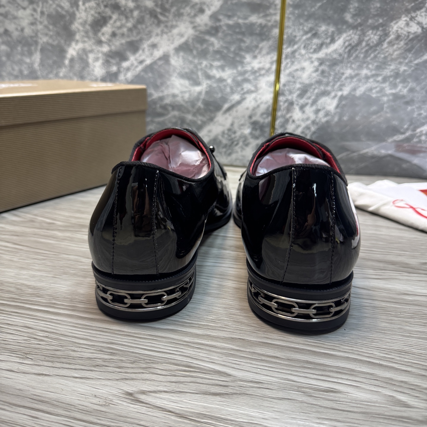 Cheap New Arrivals Christian Louboutin Dress Shoes For Men in 215894, $120 USD- [IB215894] - Replica Christian Louboutin Loafers For Men