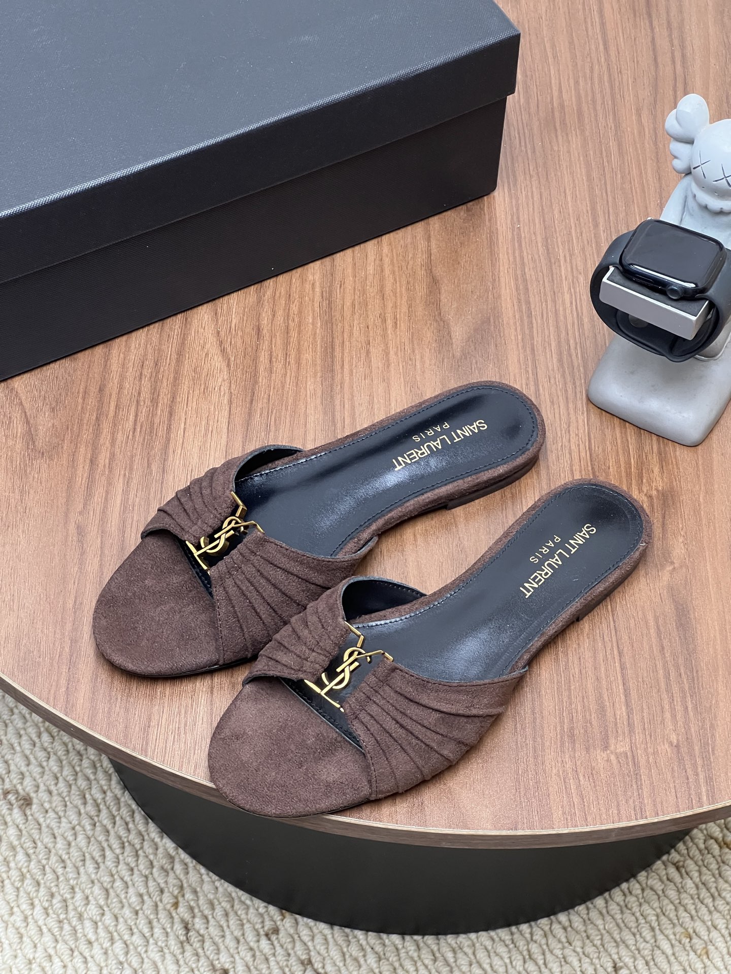 Cheap New Arrivals YSL Slippers For Women in 215902, $65 USD- [IB215902] - Replica YSL Sandals For Women